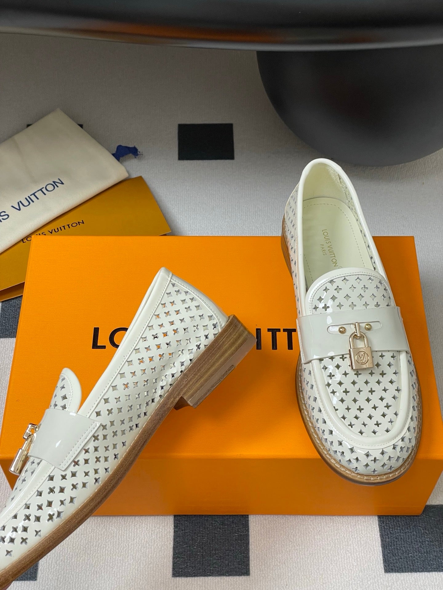 LV Chess Flat Loafer