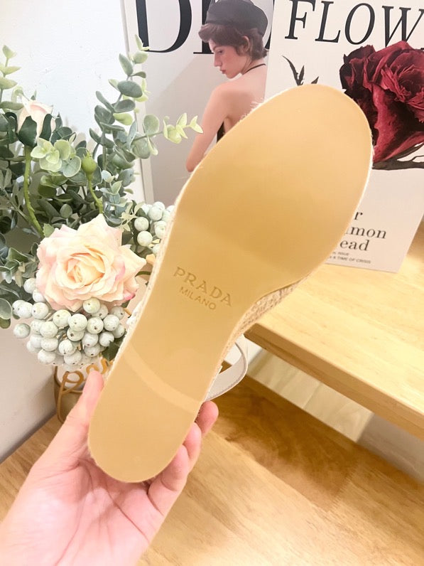 Prada Silhouette Elegance Slingback Heels