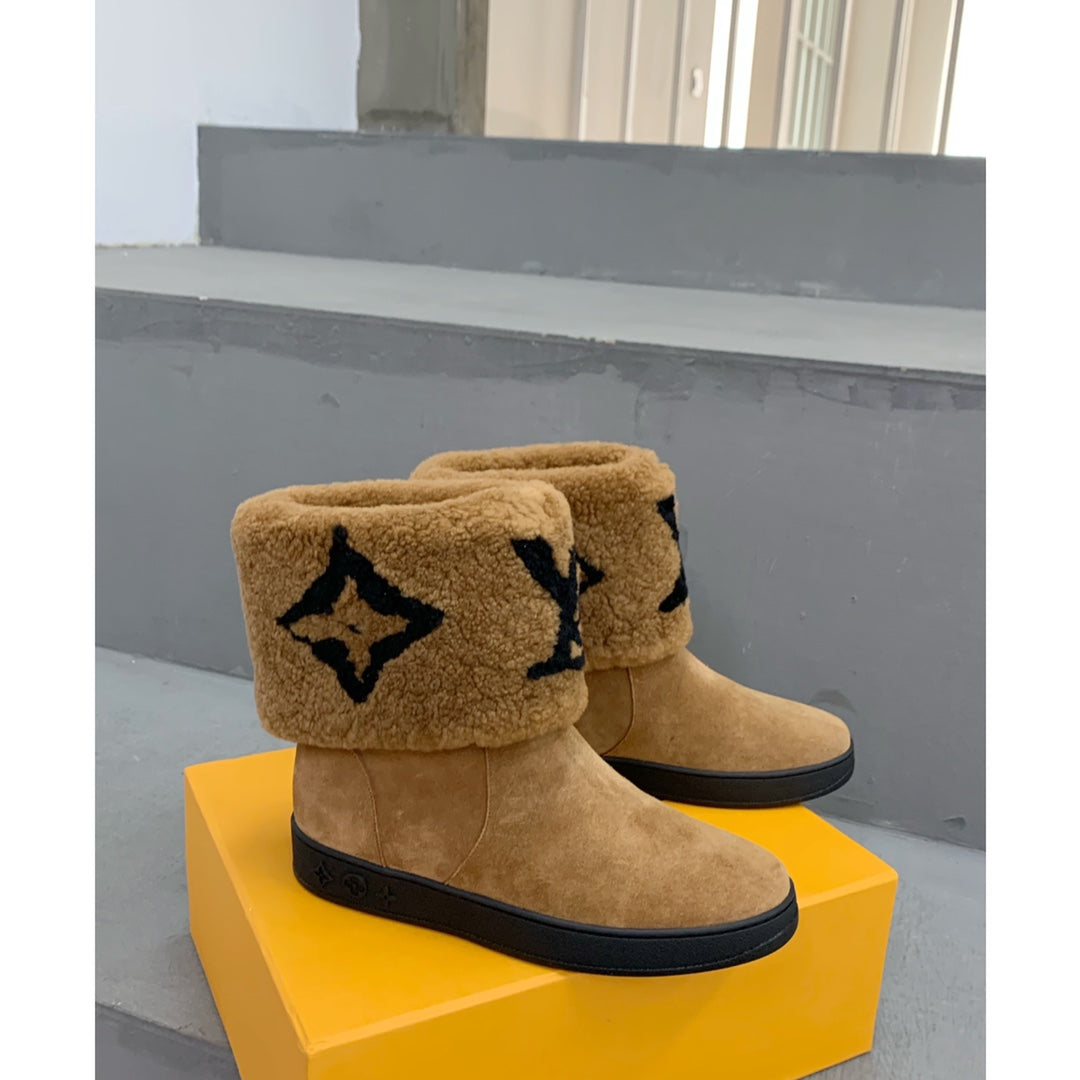 Louis Vuitton Mouton Luxe Ankle Boots