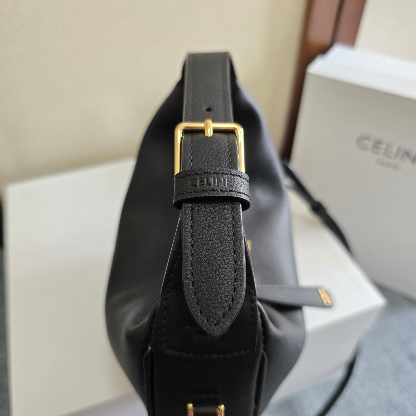 Celine Teen Lulu in Grained calfskin