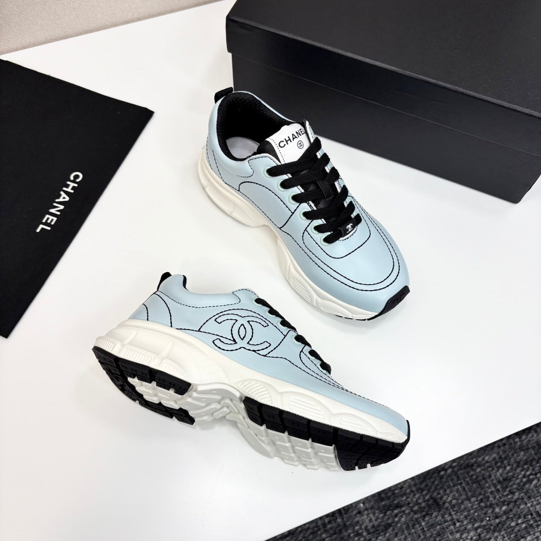 Chanel Chanel Brand New White CC Black Tweet Ski Boots with Spikes