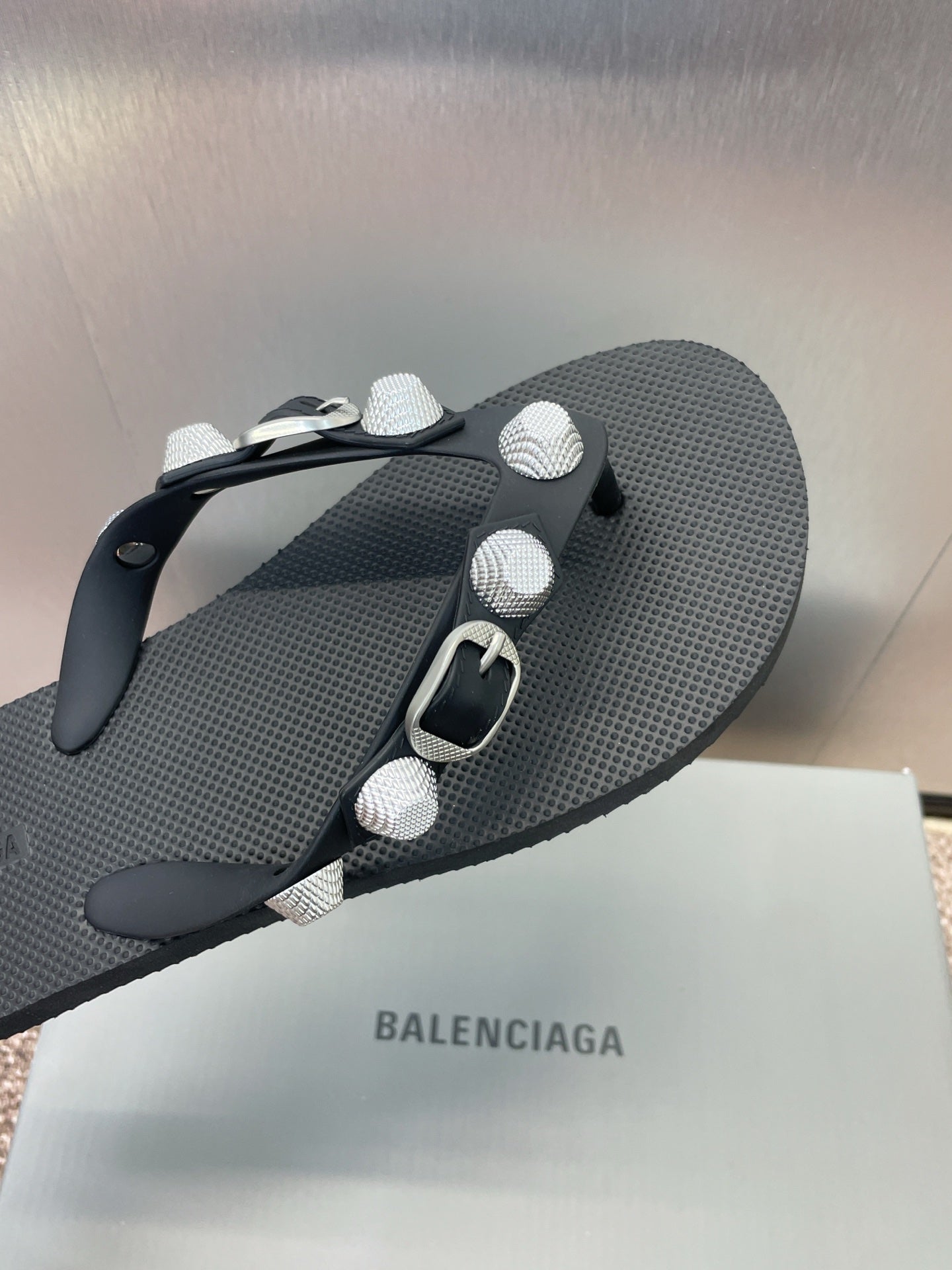 Balenciaga Cagole Sandals in Rubber
