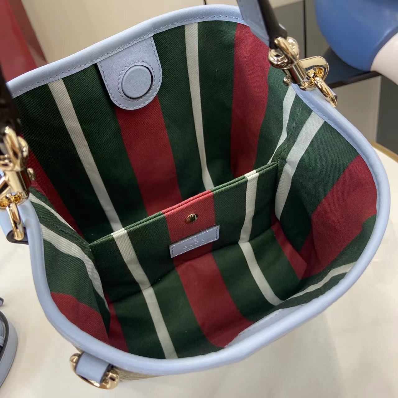 Gucci Small Bucket Bag with GG Emblem