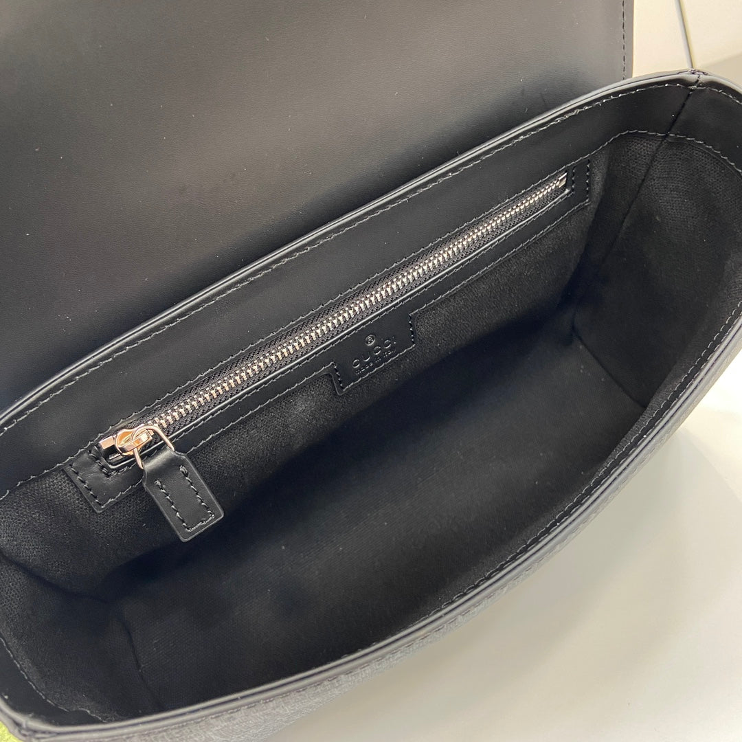Gucci GG Emblem Medium Crossbody Bag – Men's Travel Companion