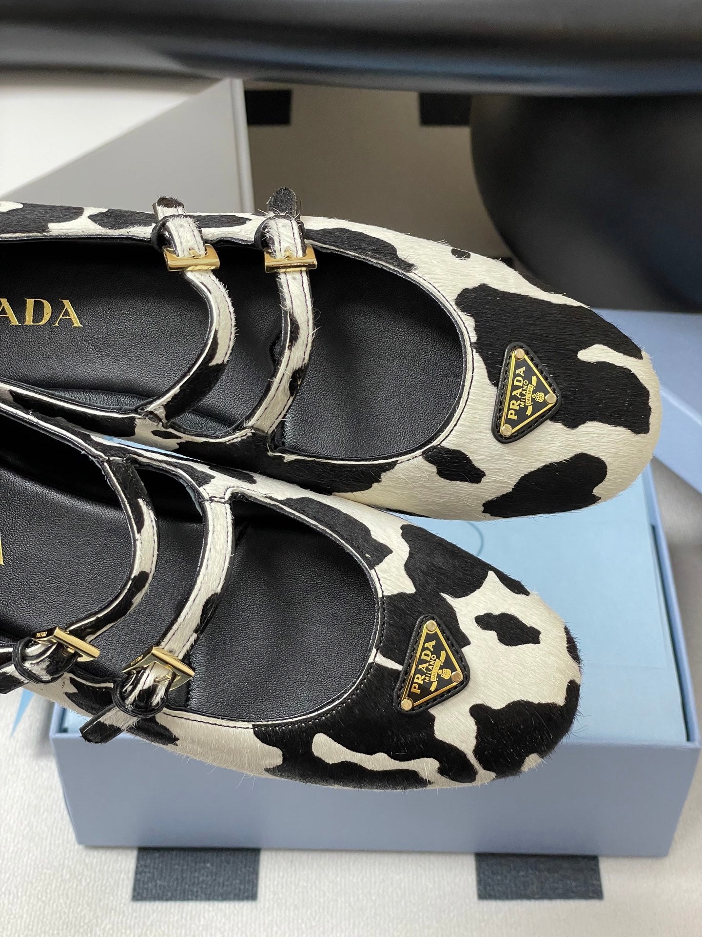 Prada Elysian Leather Mules