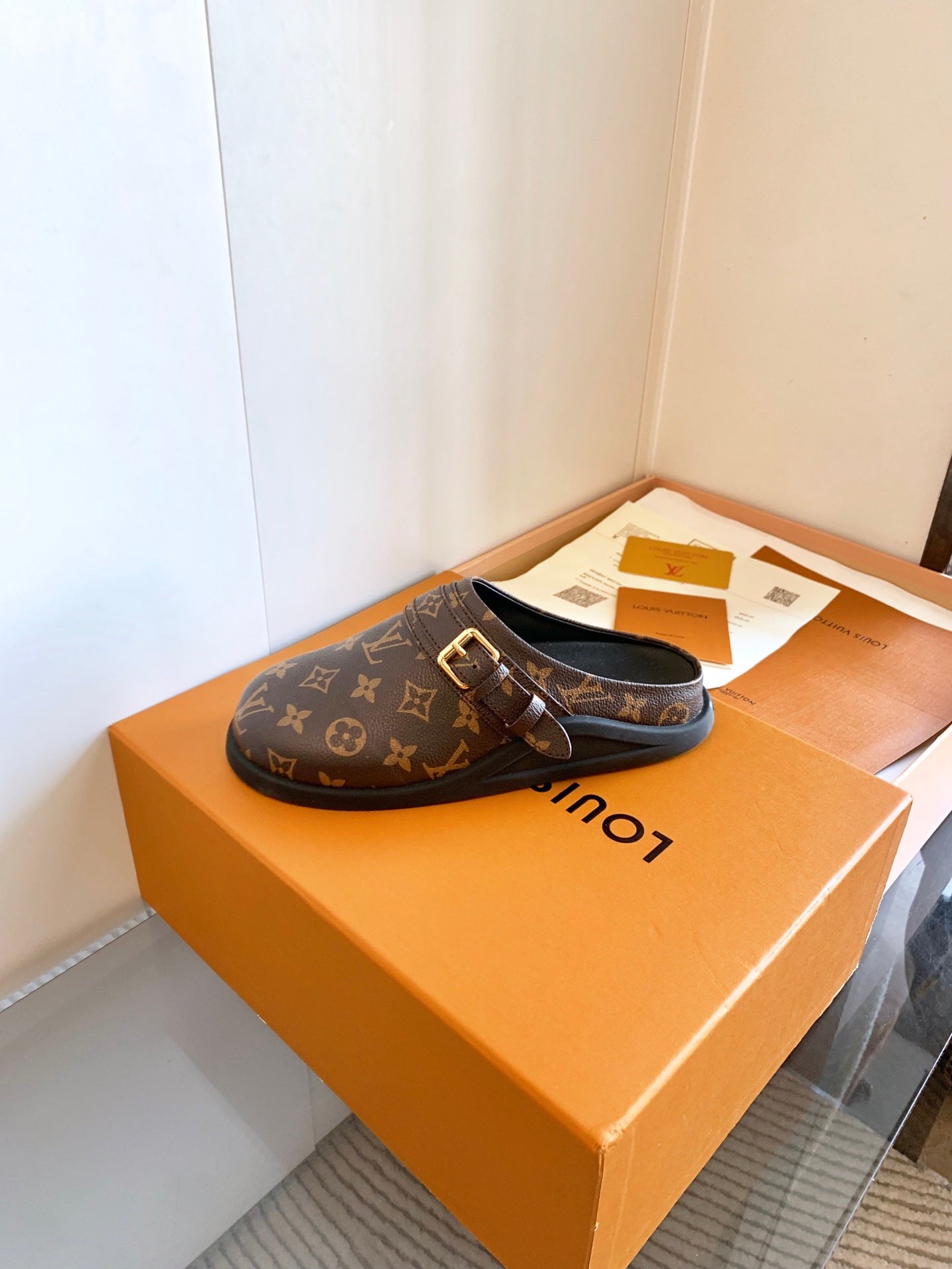 Louis Vuitton Monogram Elegance Mules