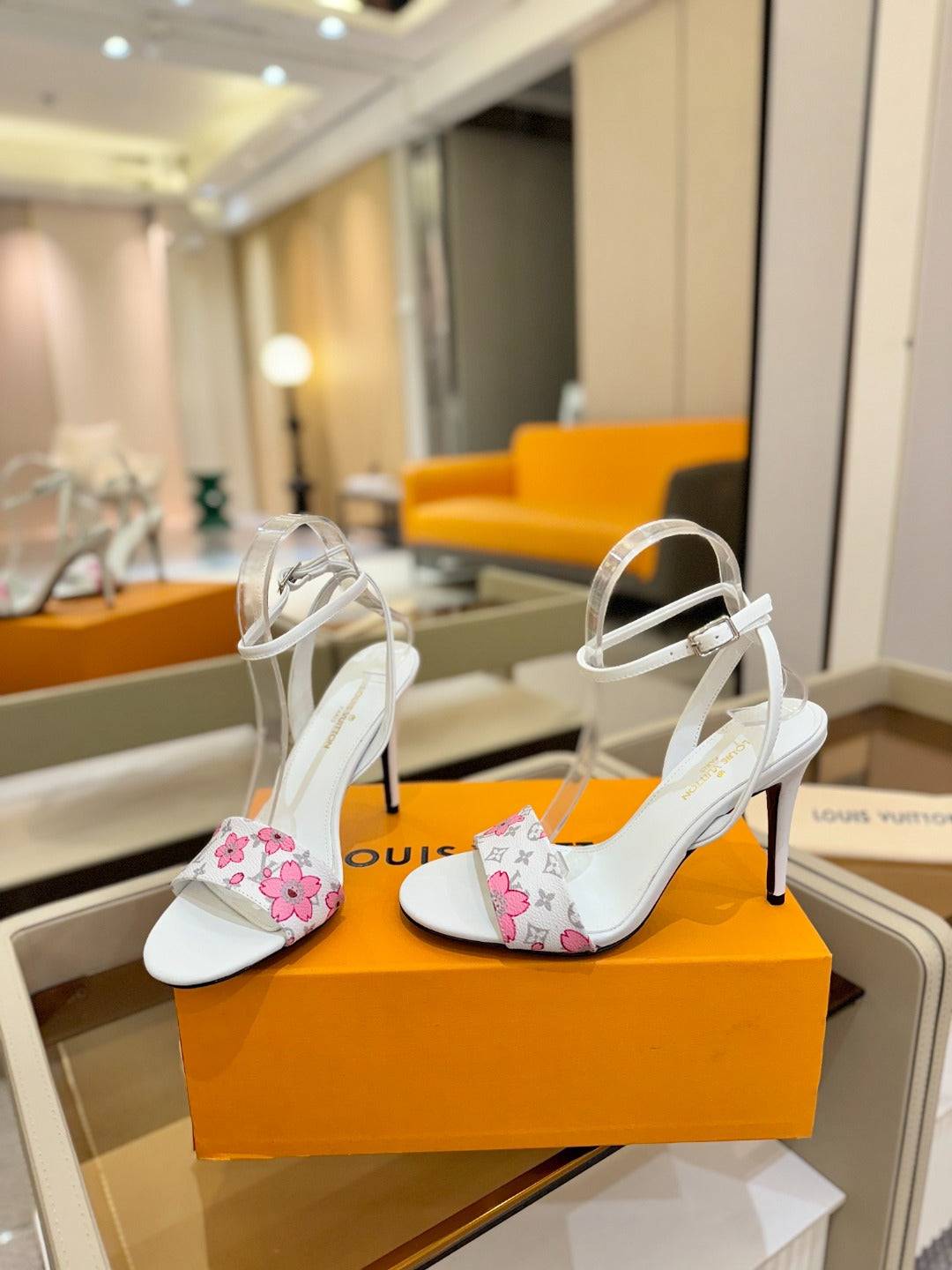 Louis Vuitton Timeless Monogram Heel Sandals