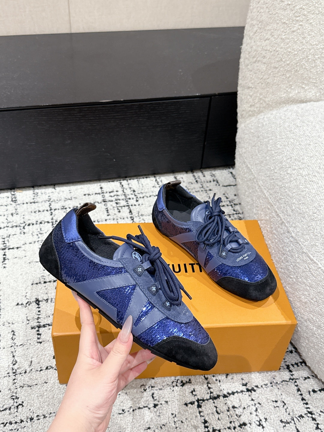 Louis Vuitton Timeless Denim Loafers