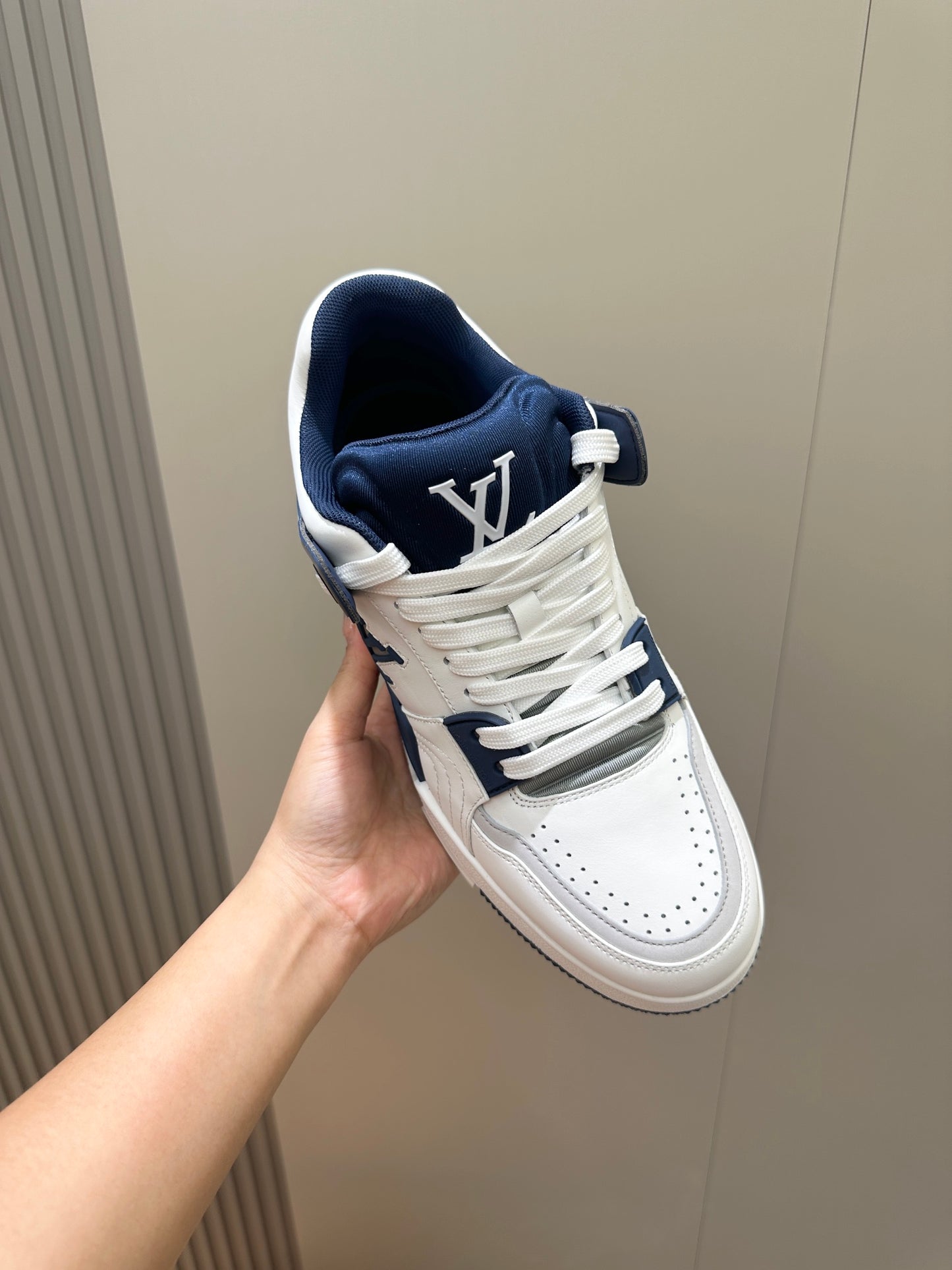 Louis Vuitton Timeless Beige & White Skate Elegance