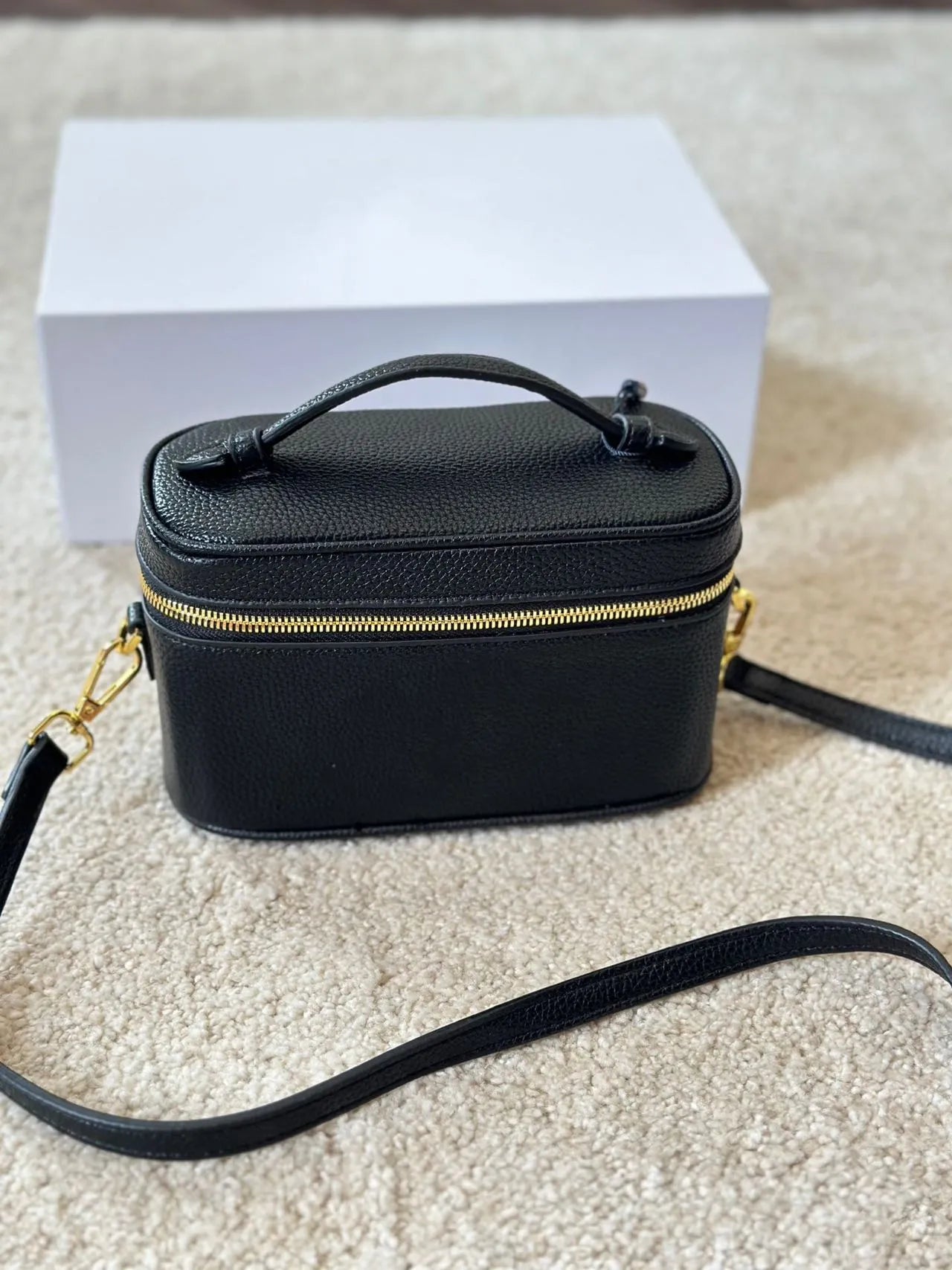 Celine Travel Vanity Case Bag in Leather