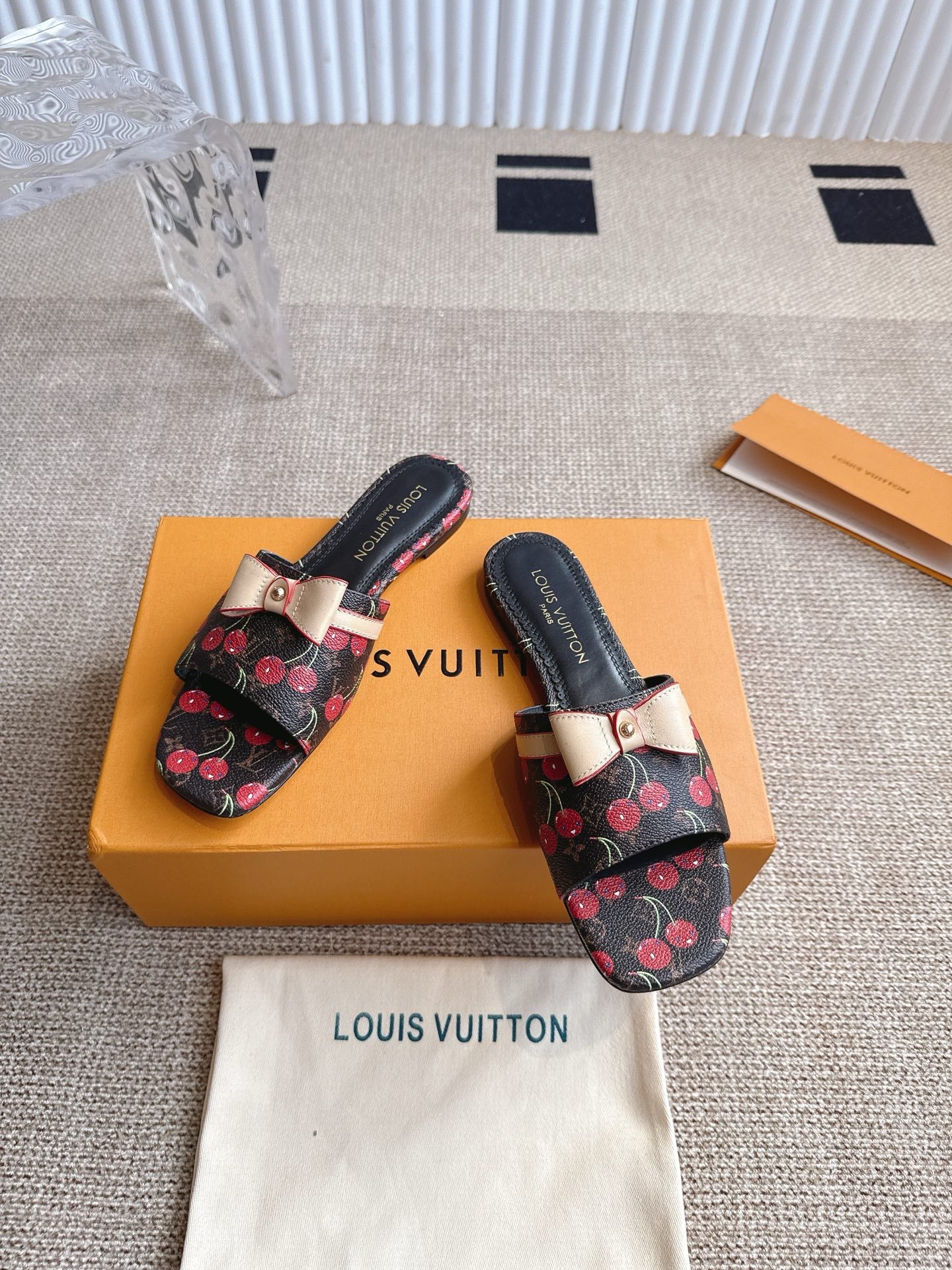 LV Lily Flat Mule