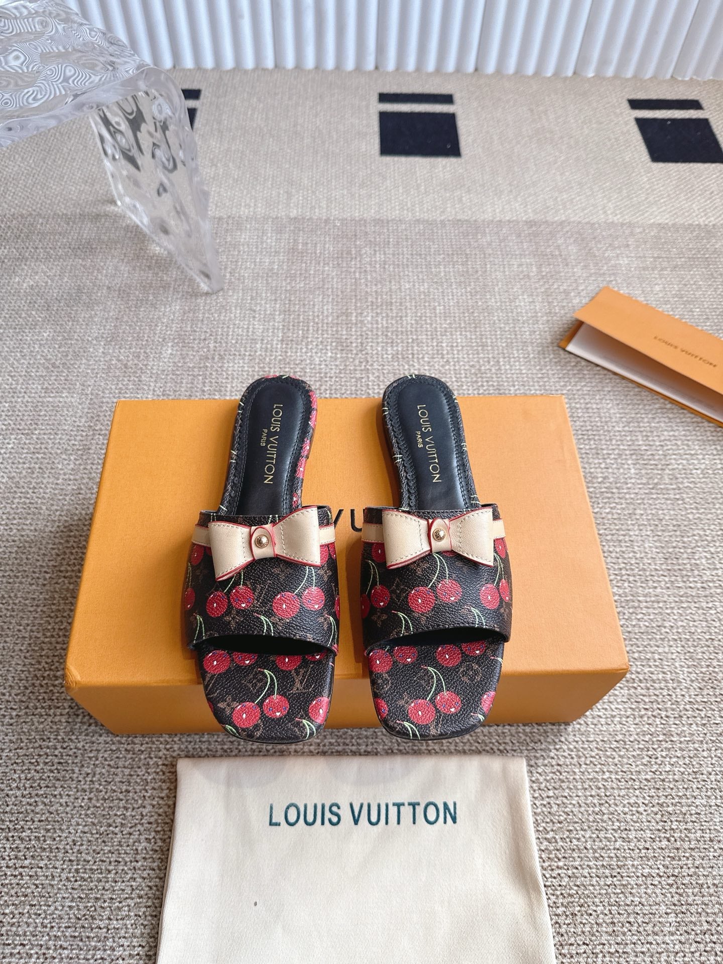 LV Lily Flat Mule