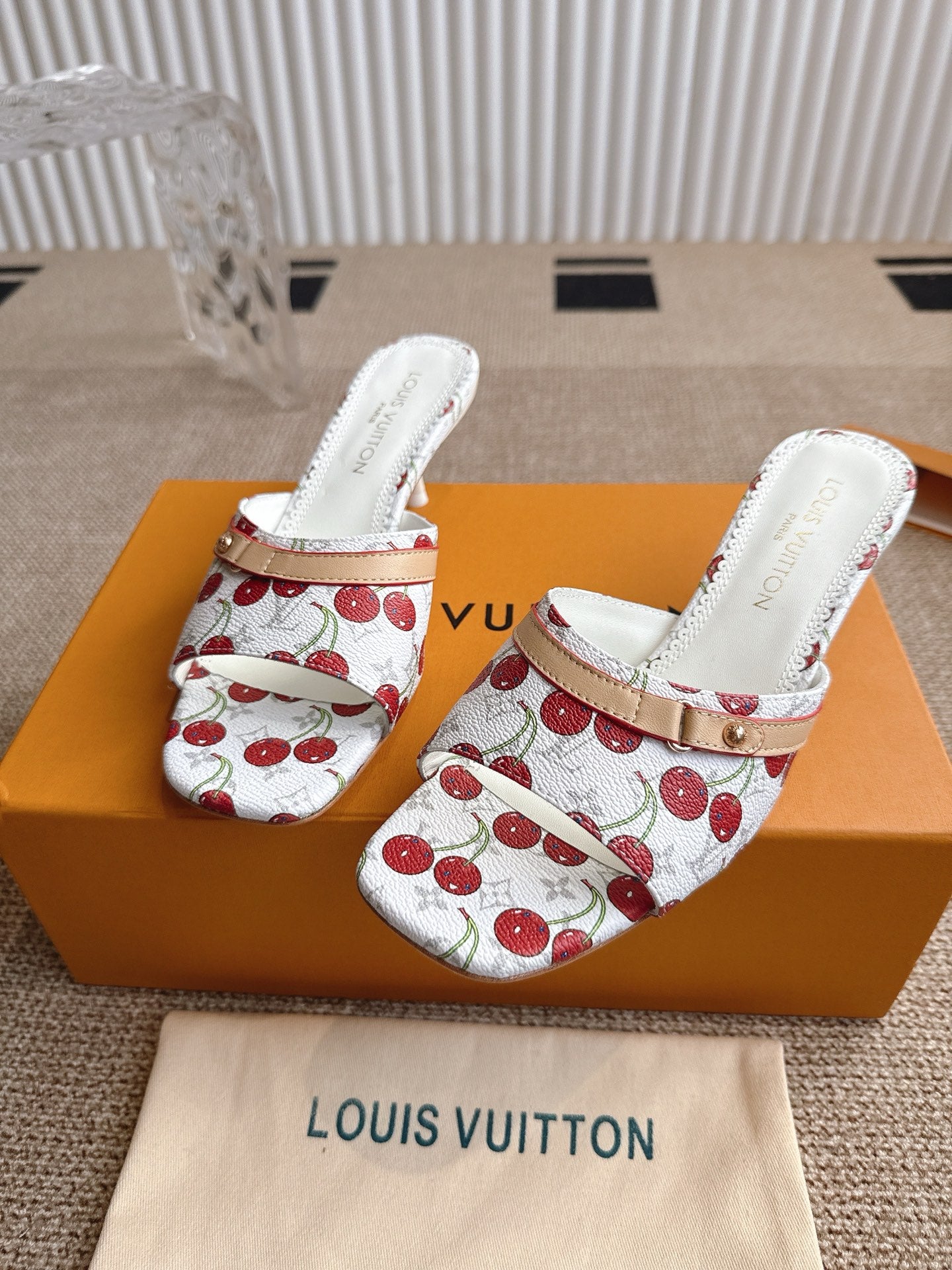 LV Lily Flat Mule