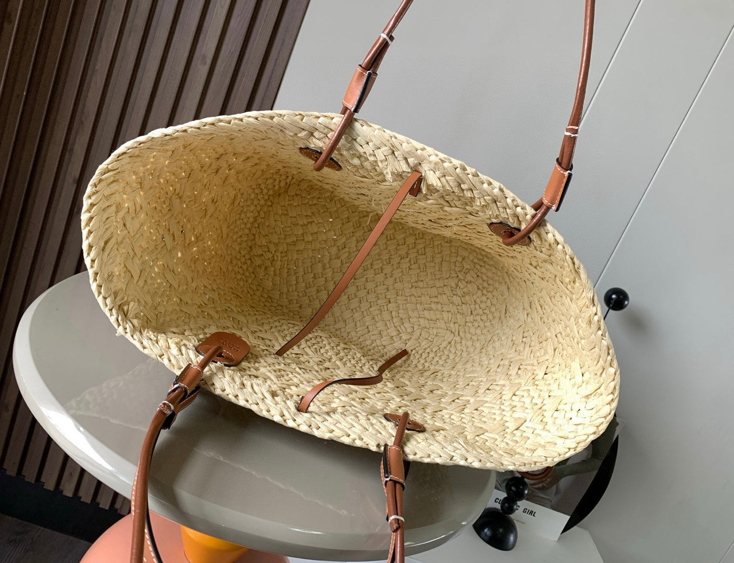 Loewe Small Anagram Raffia Basket Bag