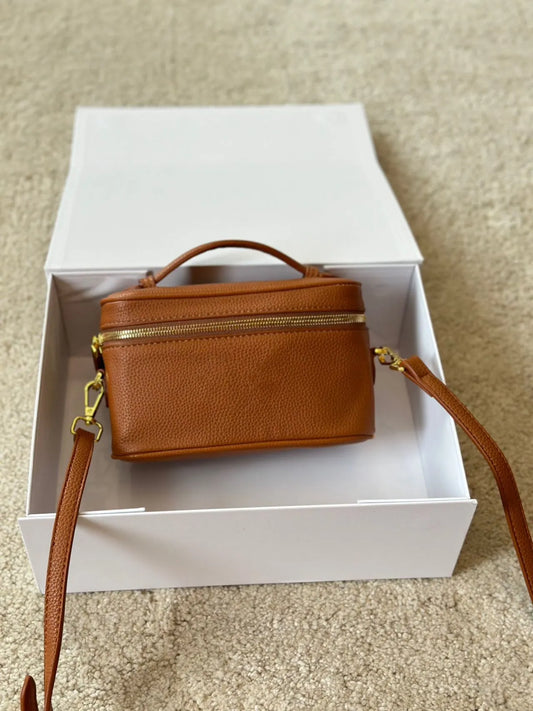 Celine Travel Vanity Case Bag in Leather