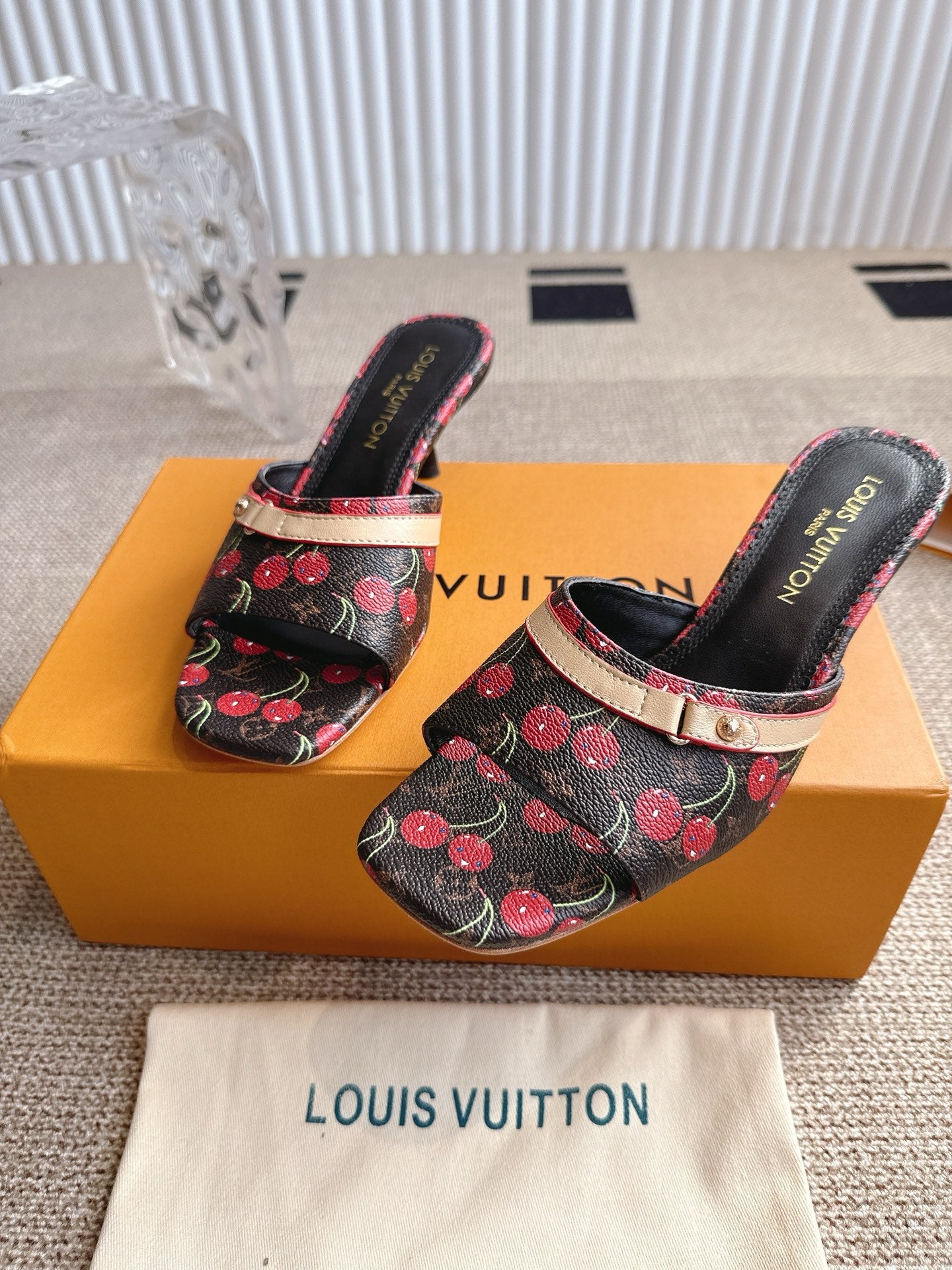 LV Lily Flat Mule