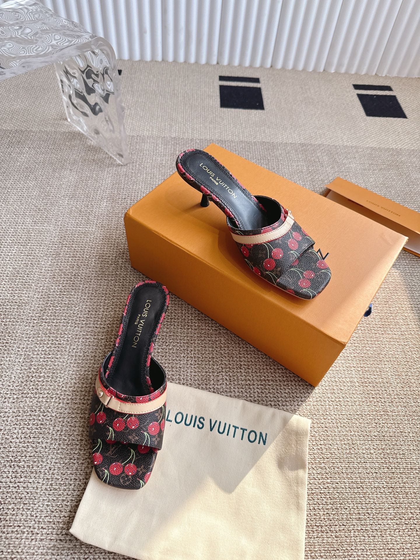 LV Lily Flat Mule