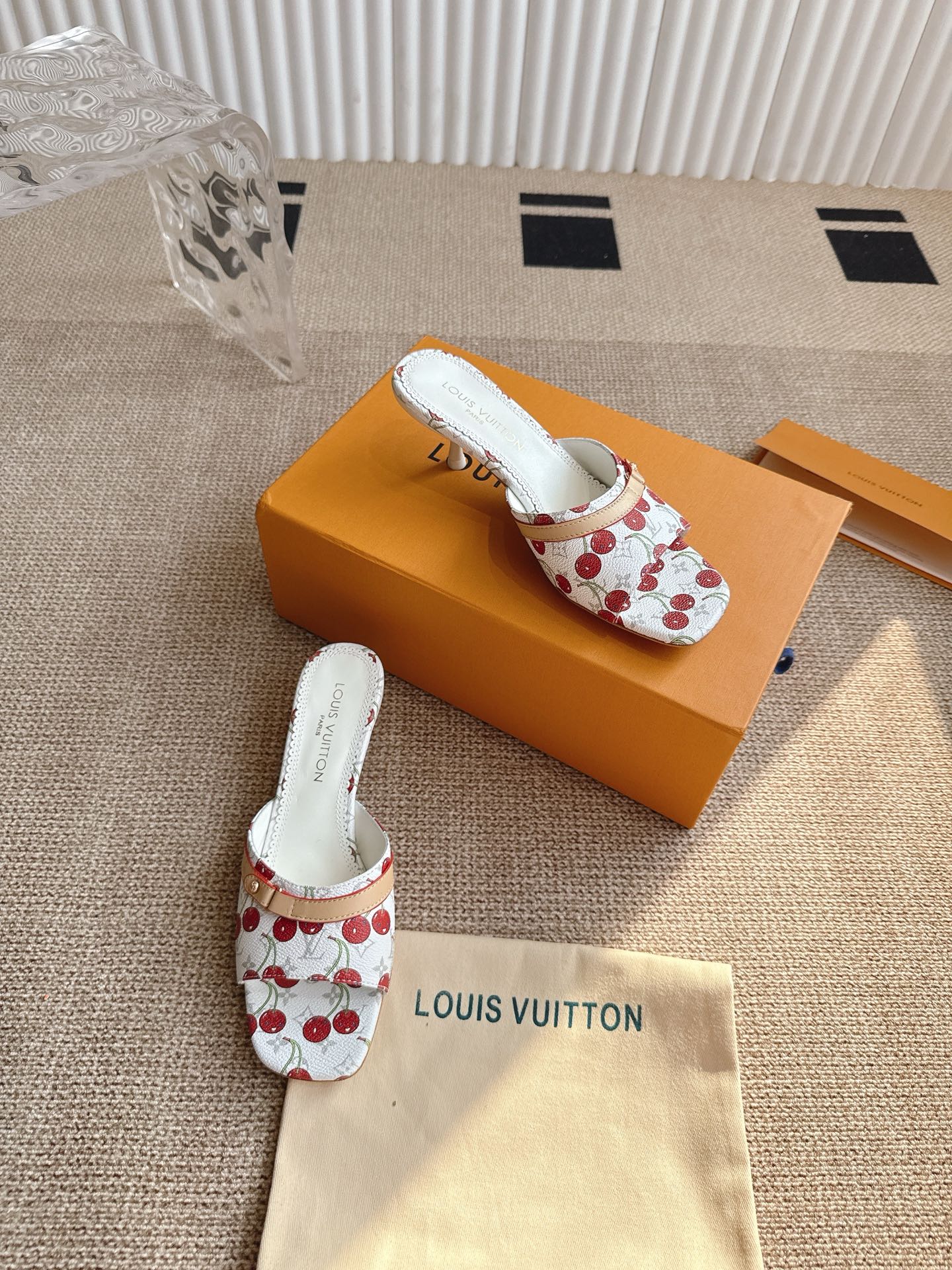 LV Lily Flat Mule