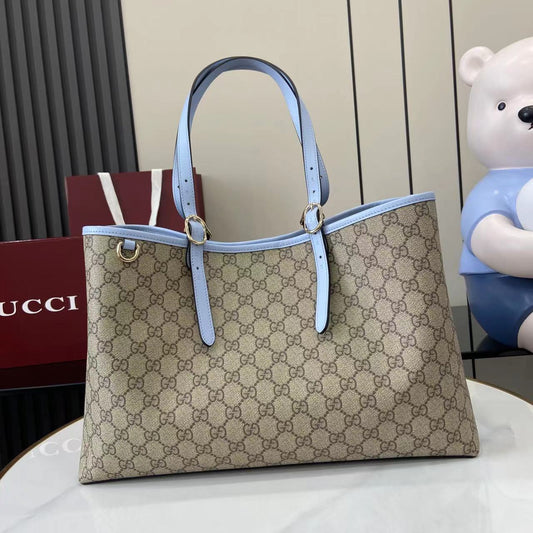 Gucci Large GG Emblem Tote Bag