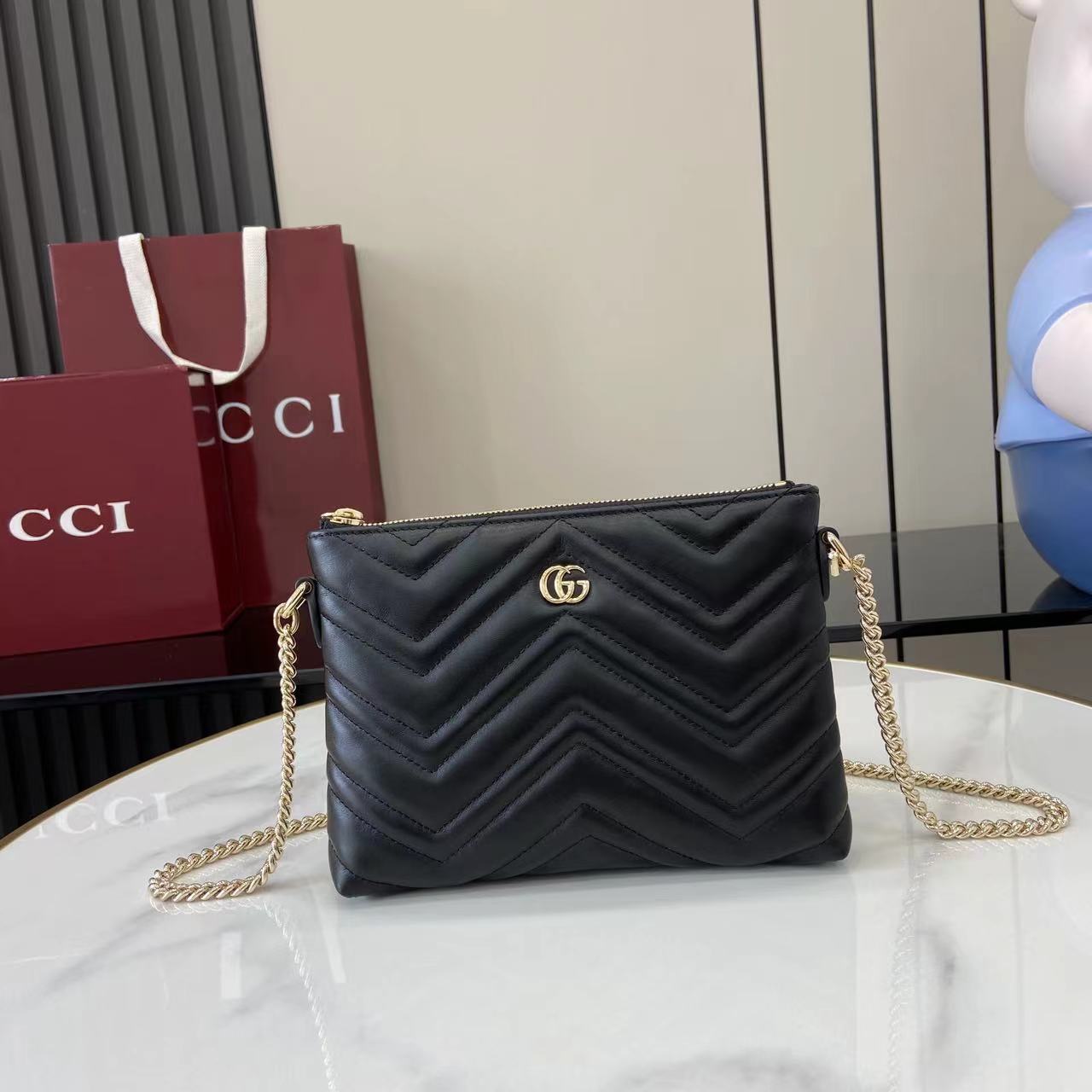GG Marmont Pochette With Chain