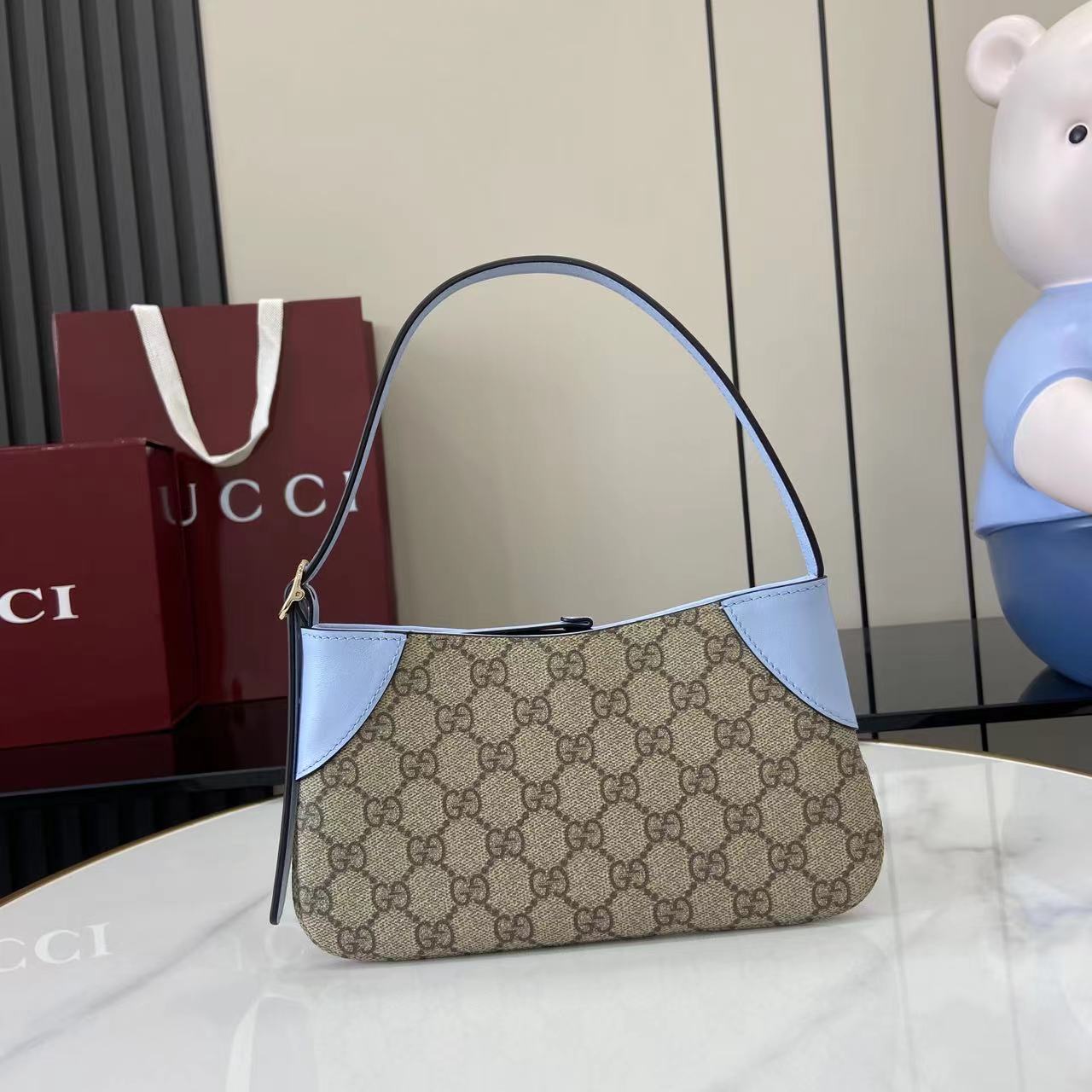 Gucci GG Emblem Mini Shoulder Bag