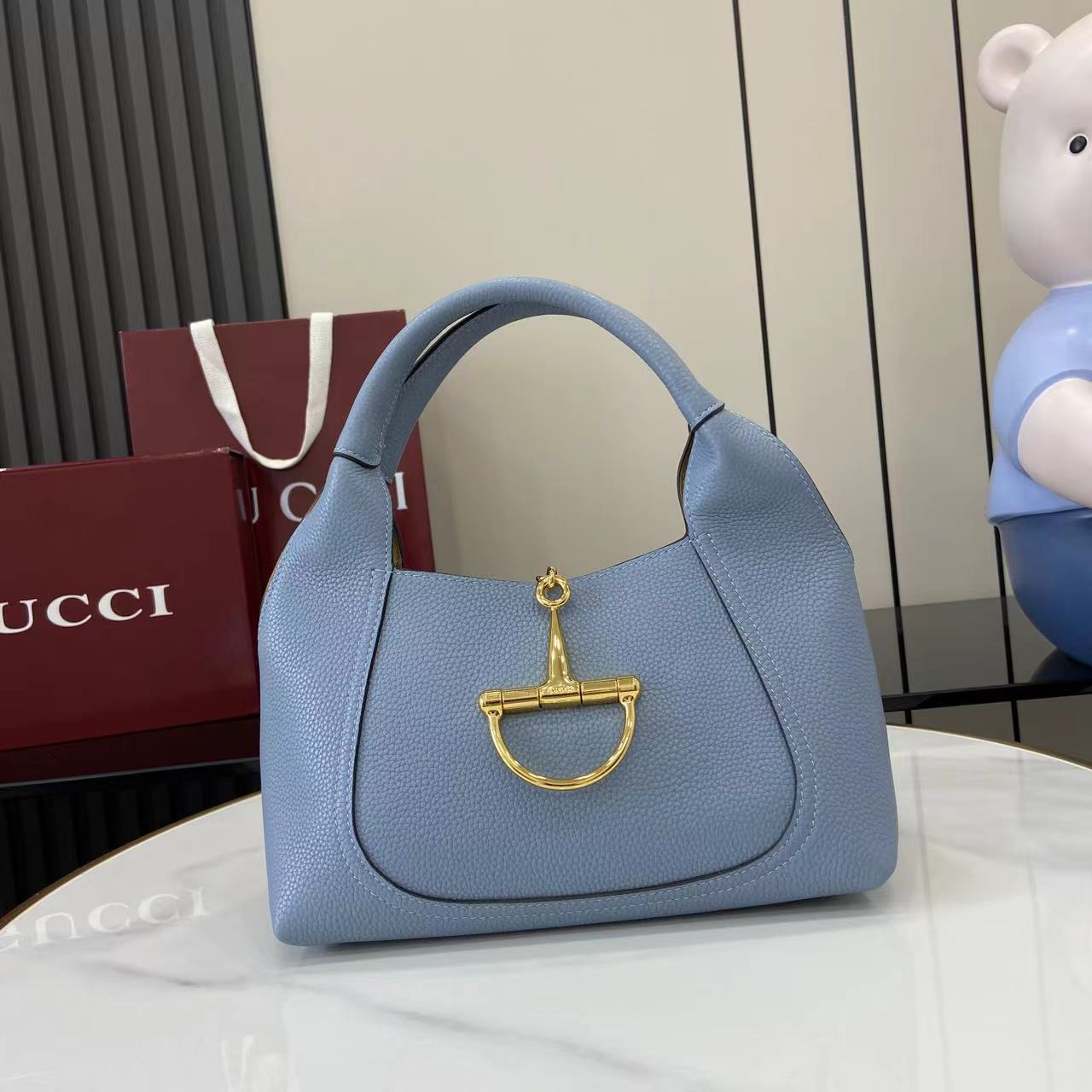 Gucci Softbit Medium Top Handle Bag