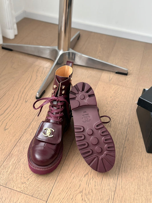 Chanel Tatum Luxe Combat Boots