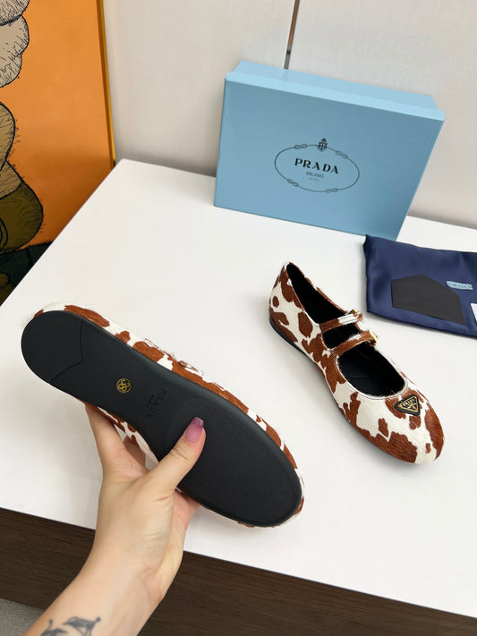 Prada Ethereal Elegance Ballet Flats