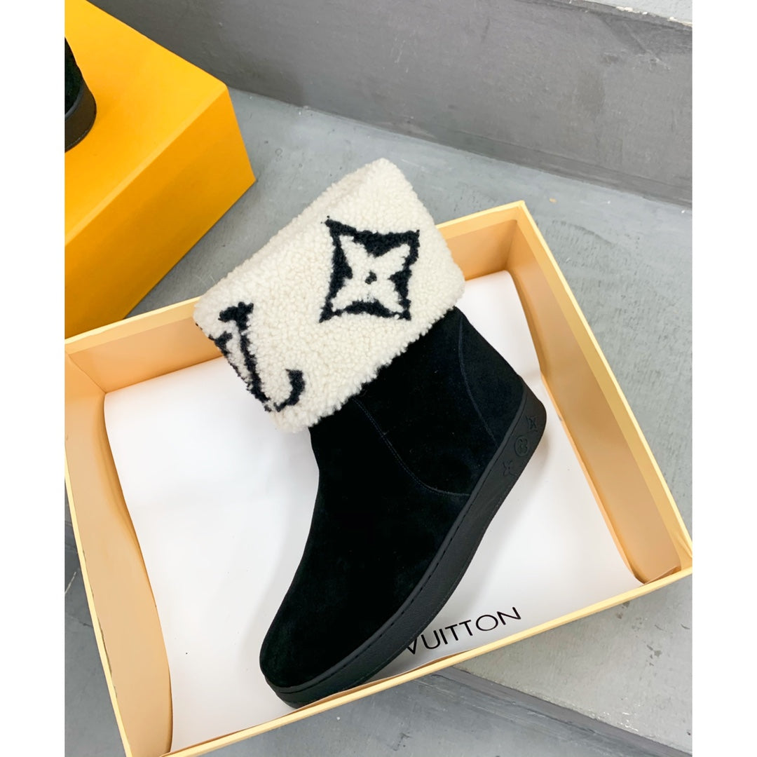 Louis Vuitton Mouton Luxe Ankle Boots