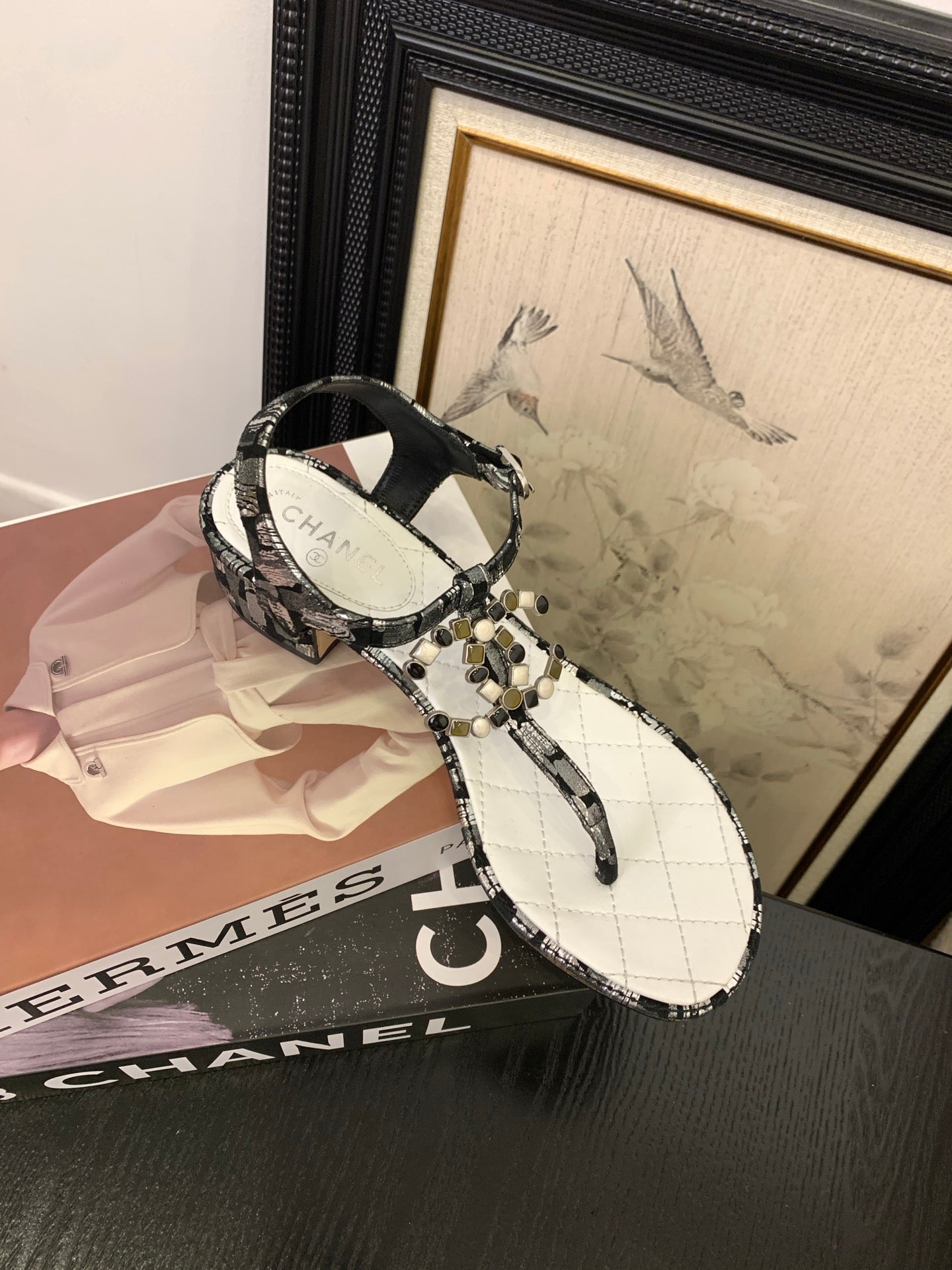 Chanel Timeless Elegance Thong Sandals