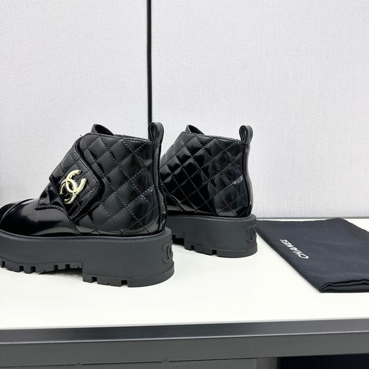 Chanel Elegance Combat Boots
