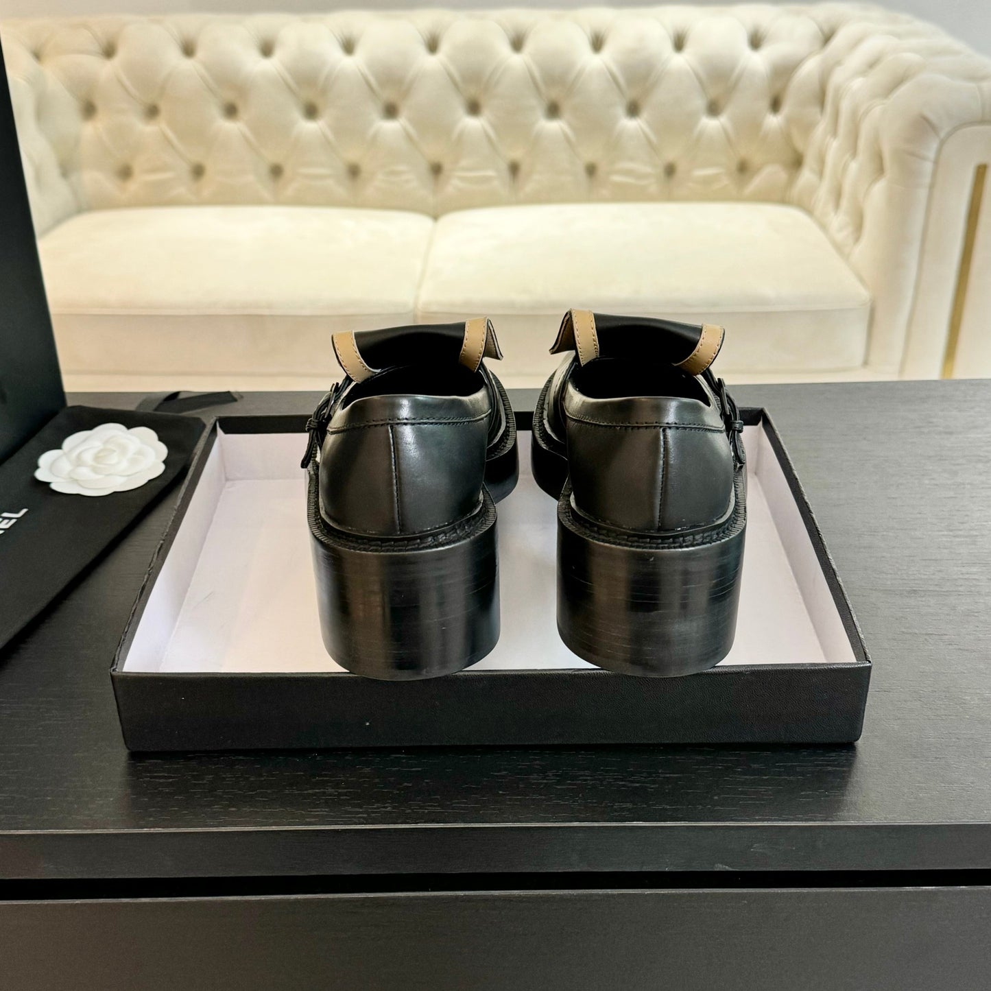 Chanel Timeless Elegance Calfskin Loafers