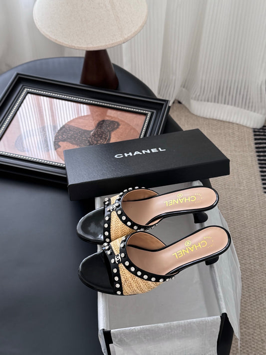 Chanel Timeless Elegance Leather Sandals