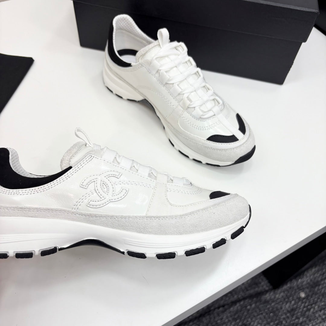 Chanel White Designer Sneakers