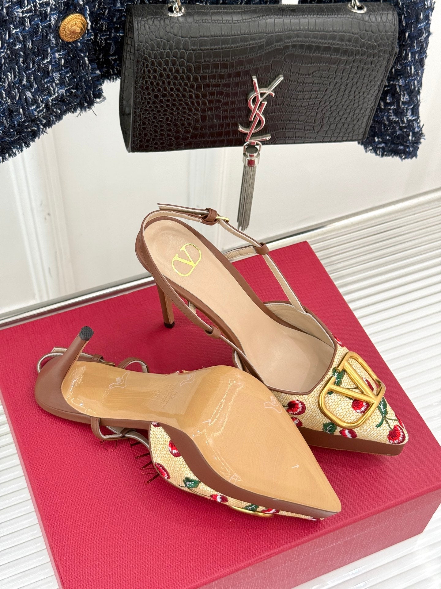 Valentino Cherryfic Elegance Platform Sandals