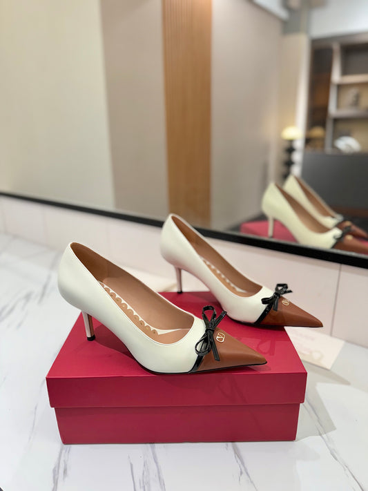 Valentino Crystal Elegance Satin Platforms