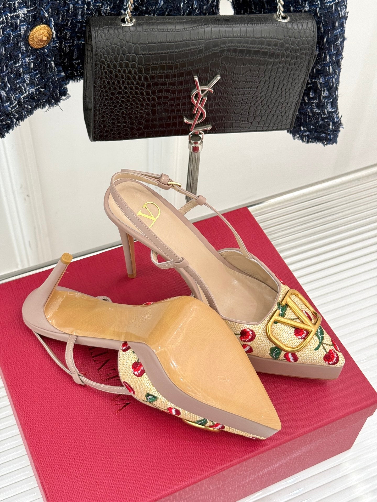Valentino Cherryfic Elegance Platform Sandals