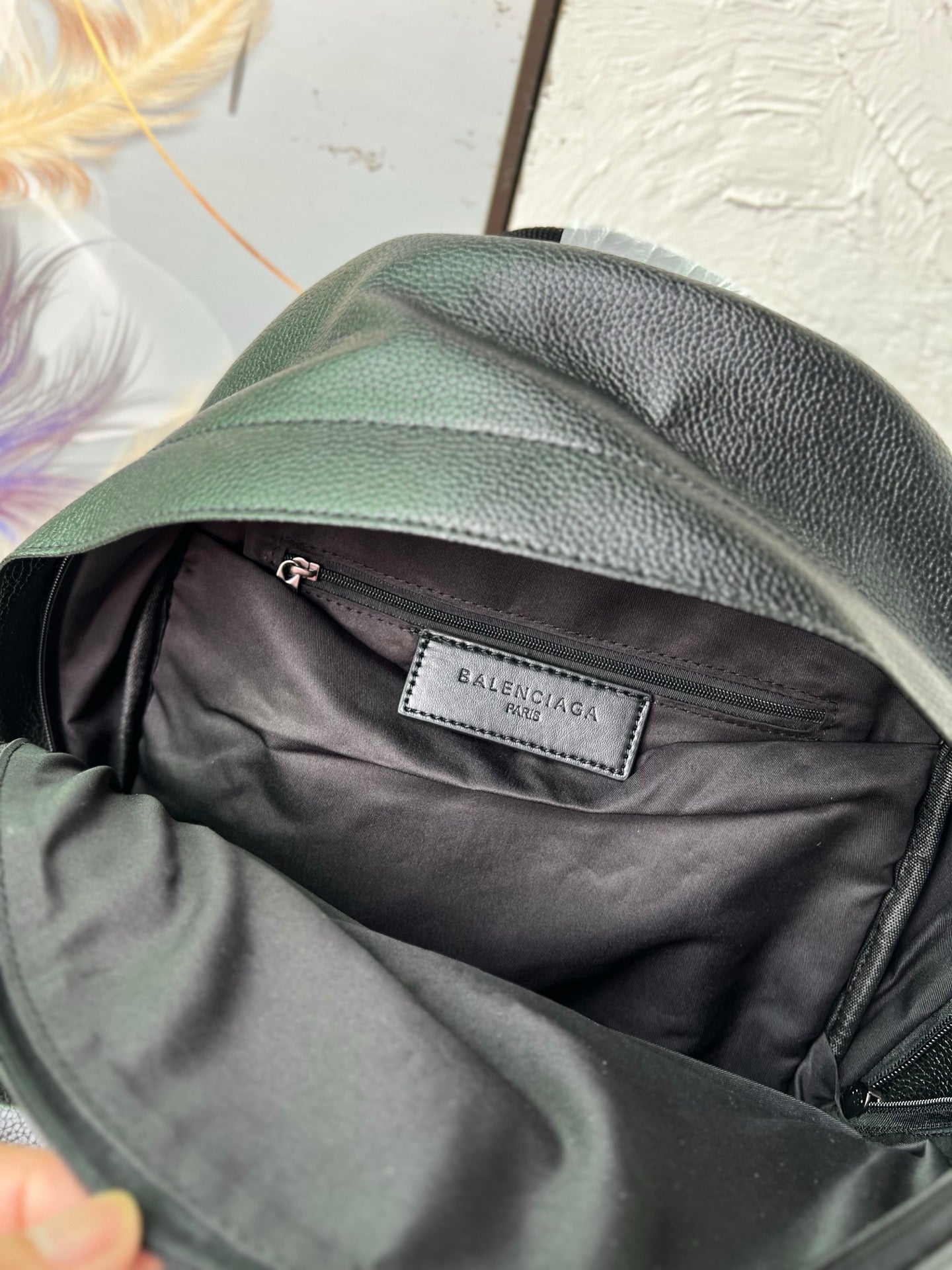 Balenciaga Urban Luxe Leather Backpack