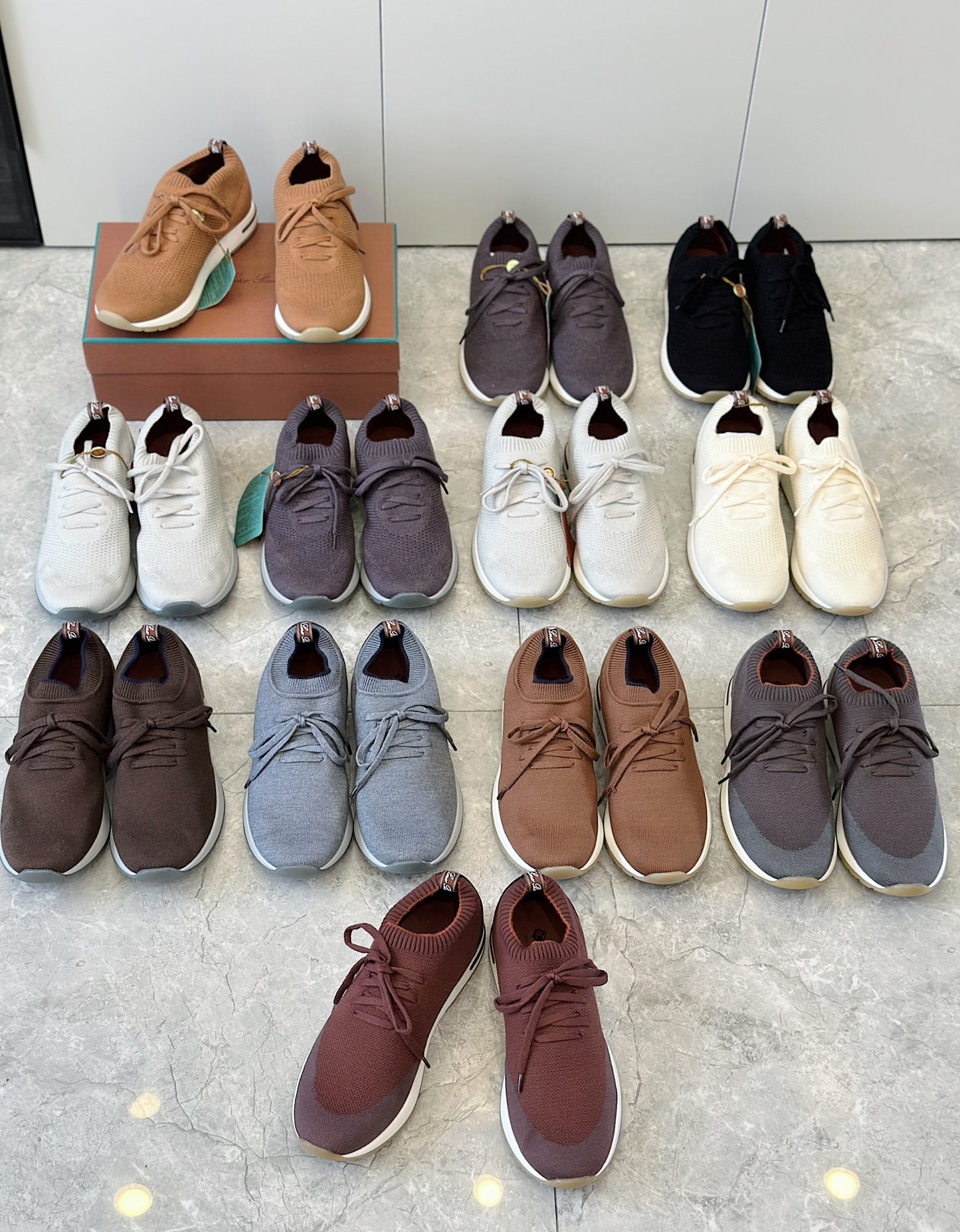 Loro Piana Cashmere Stroll Sneakers