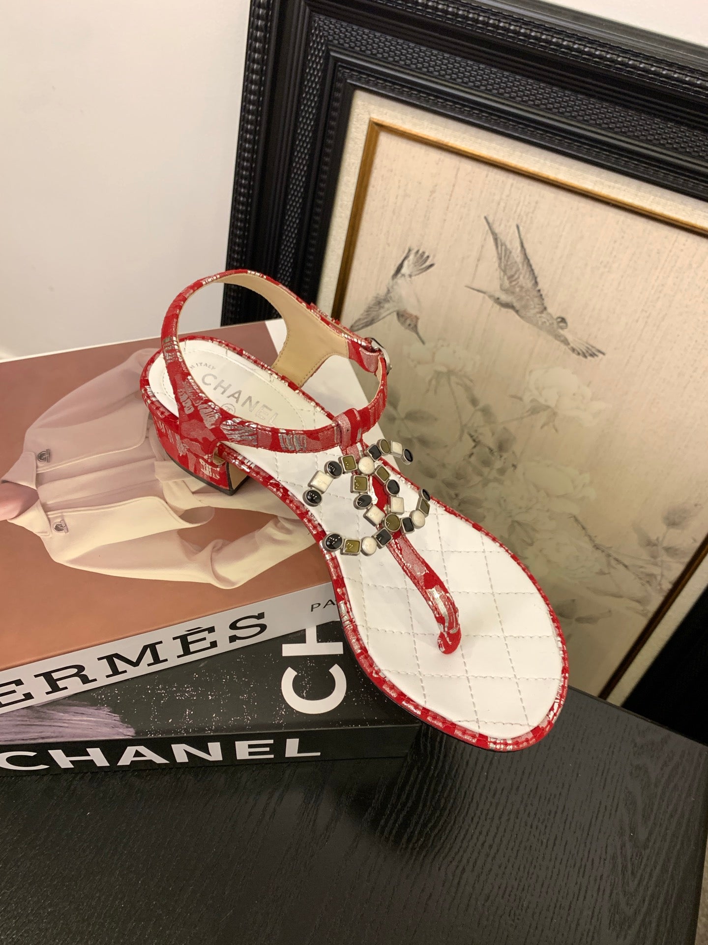 Chanel Timeless Elegance Thong Sandals