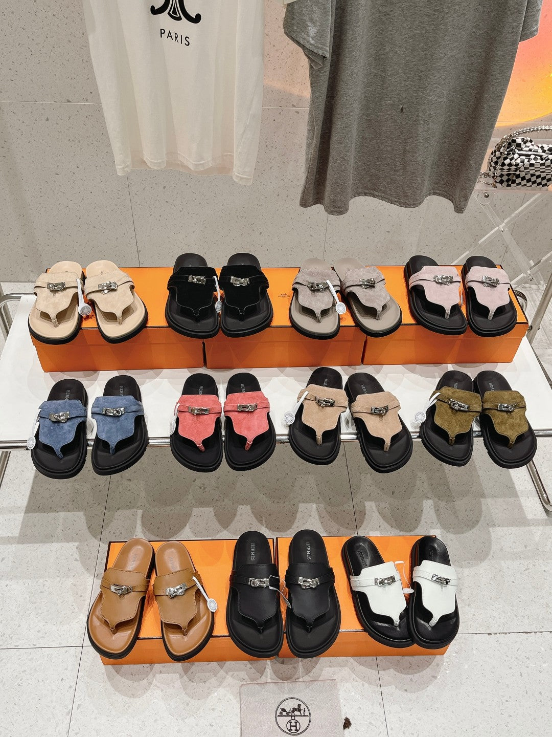Hermes Joyce & Empire Sandals in Premium Leather