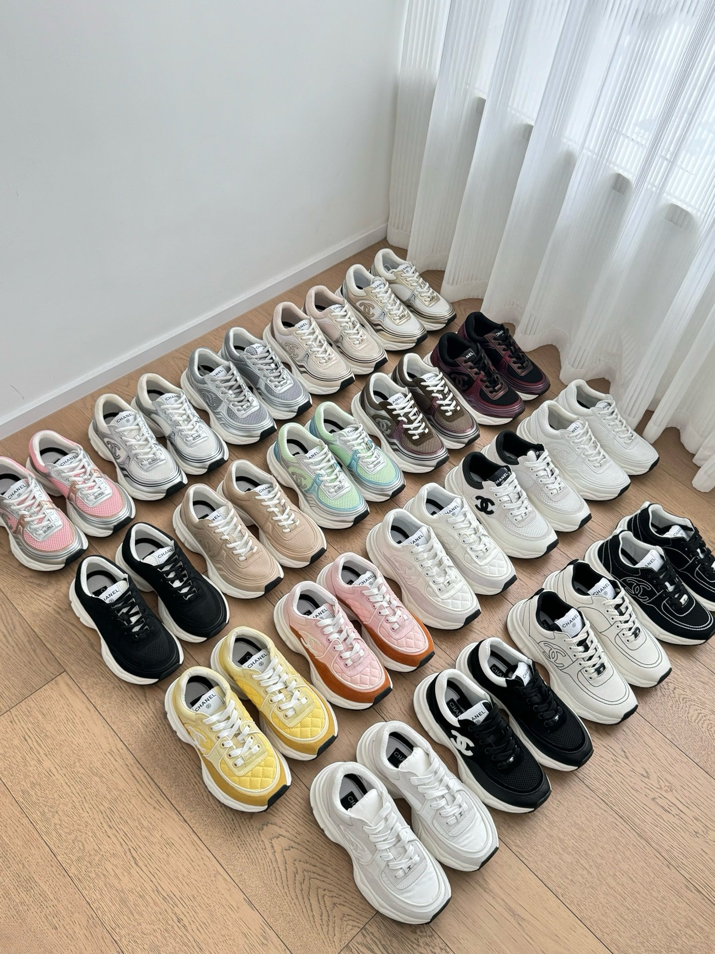 Chanel White Sneakers