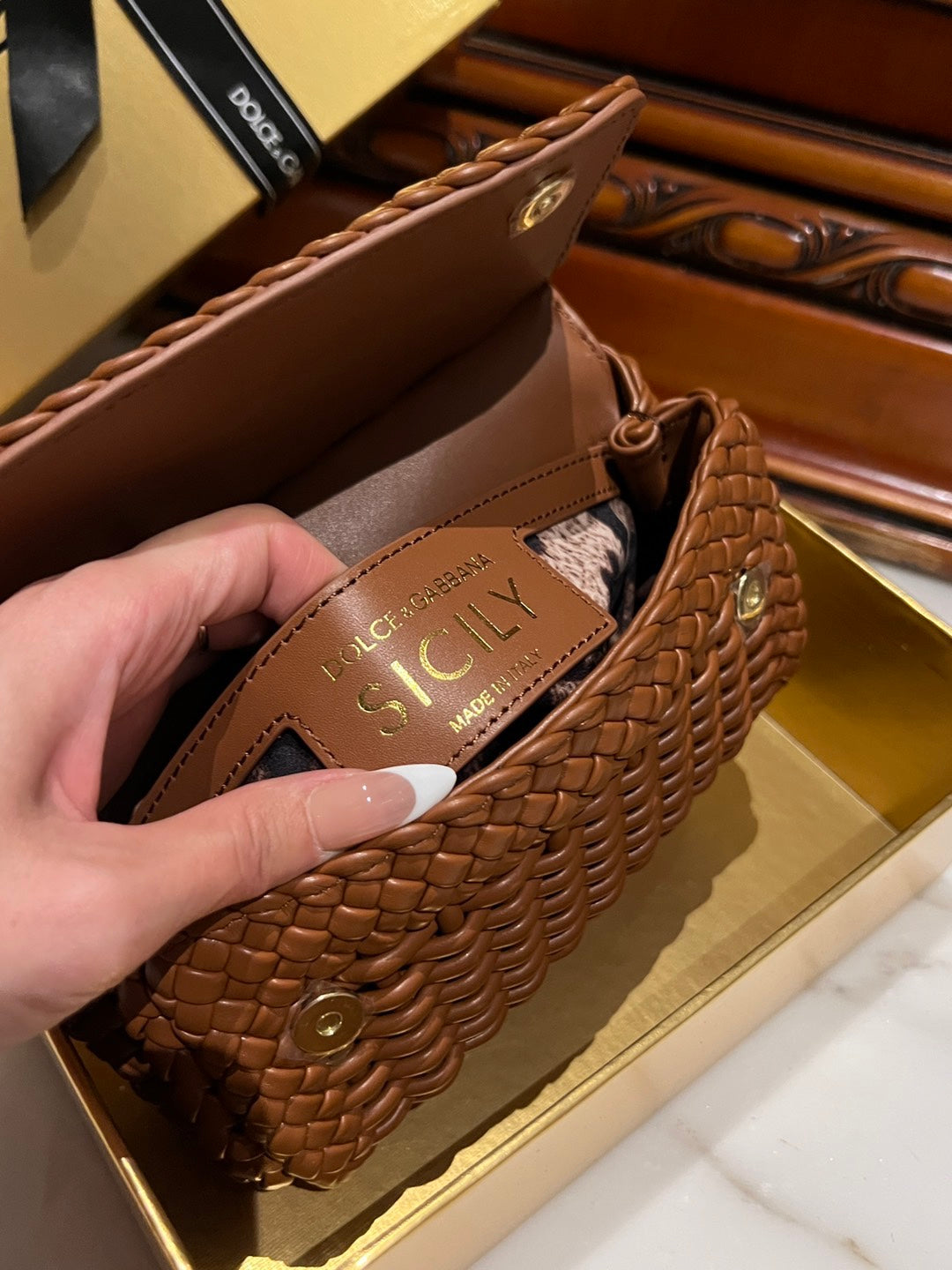 Dolce & Gabbana Dolce & Gabbana Micro Sicily 62 Tote Bag | Red | FARFETCH IL