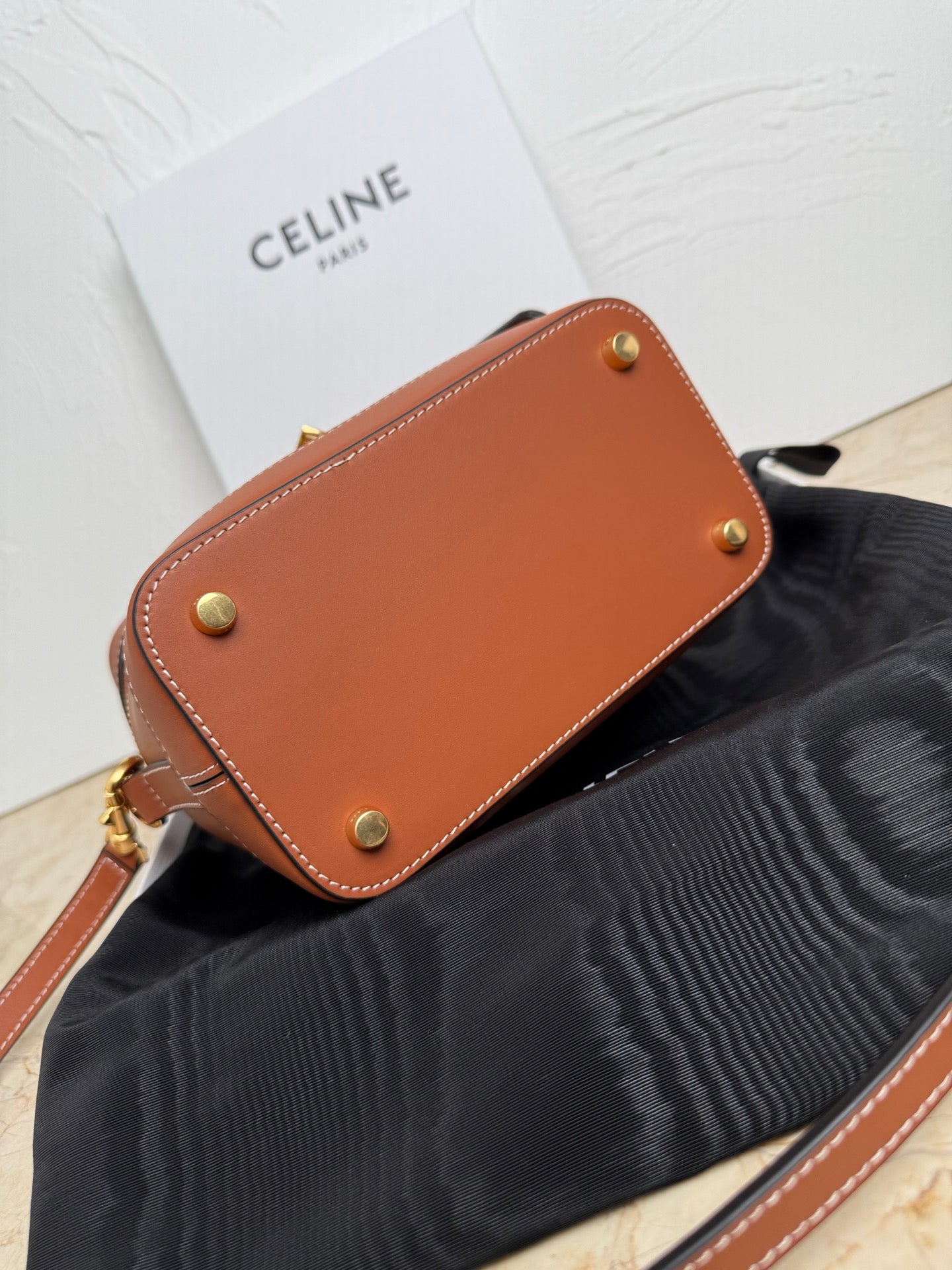 Celine Travel Vanity Case Bag in Leather