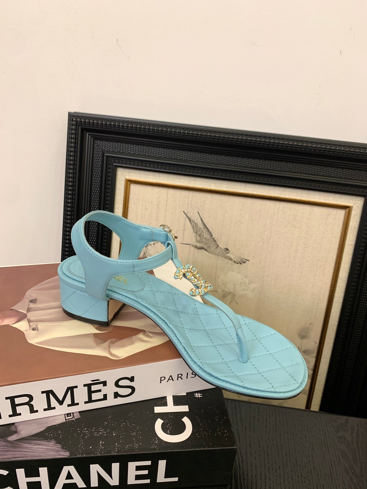 Chanel Timeless Elegance Thong Sandals