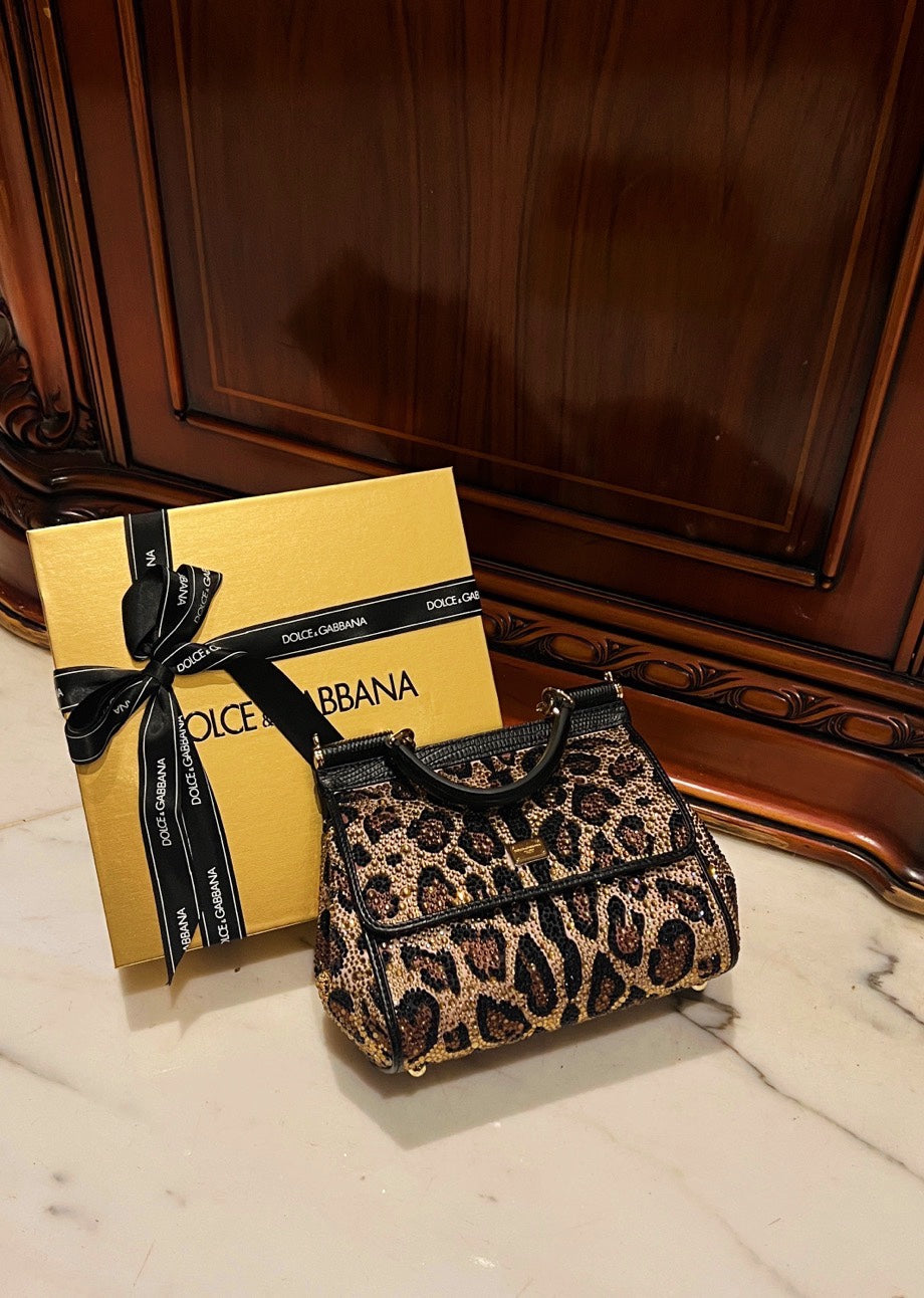 Dolce & Gabbana small sicily bag in polished calfskin