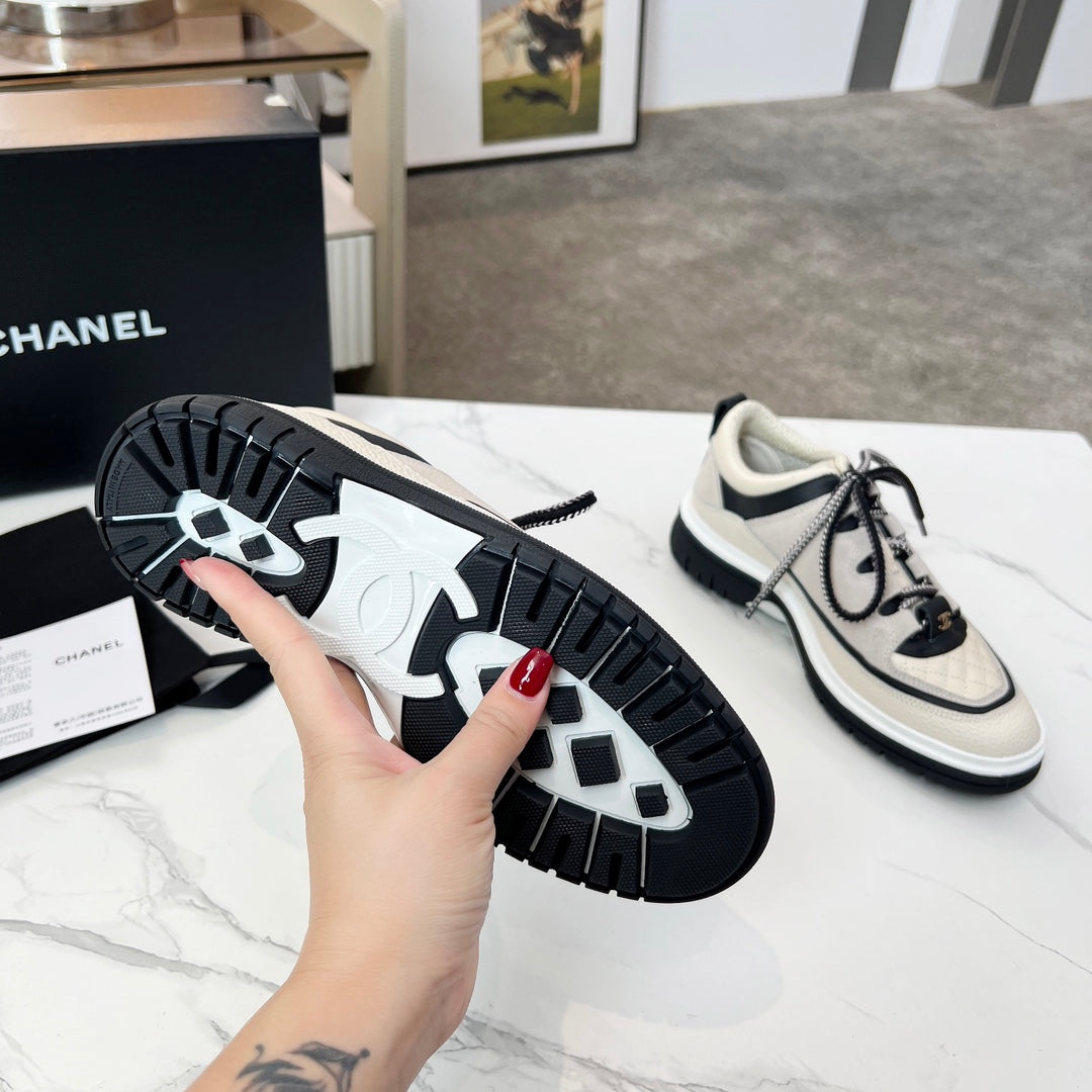 Chanel Golden Luxe Low-Top Sneakers