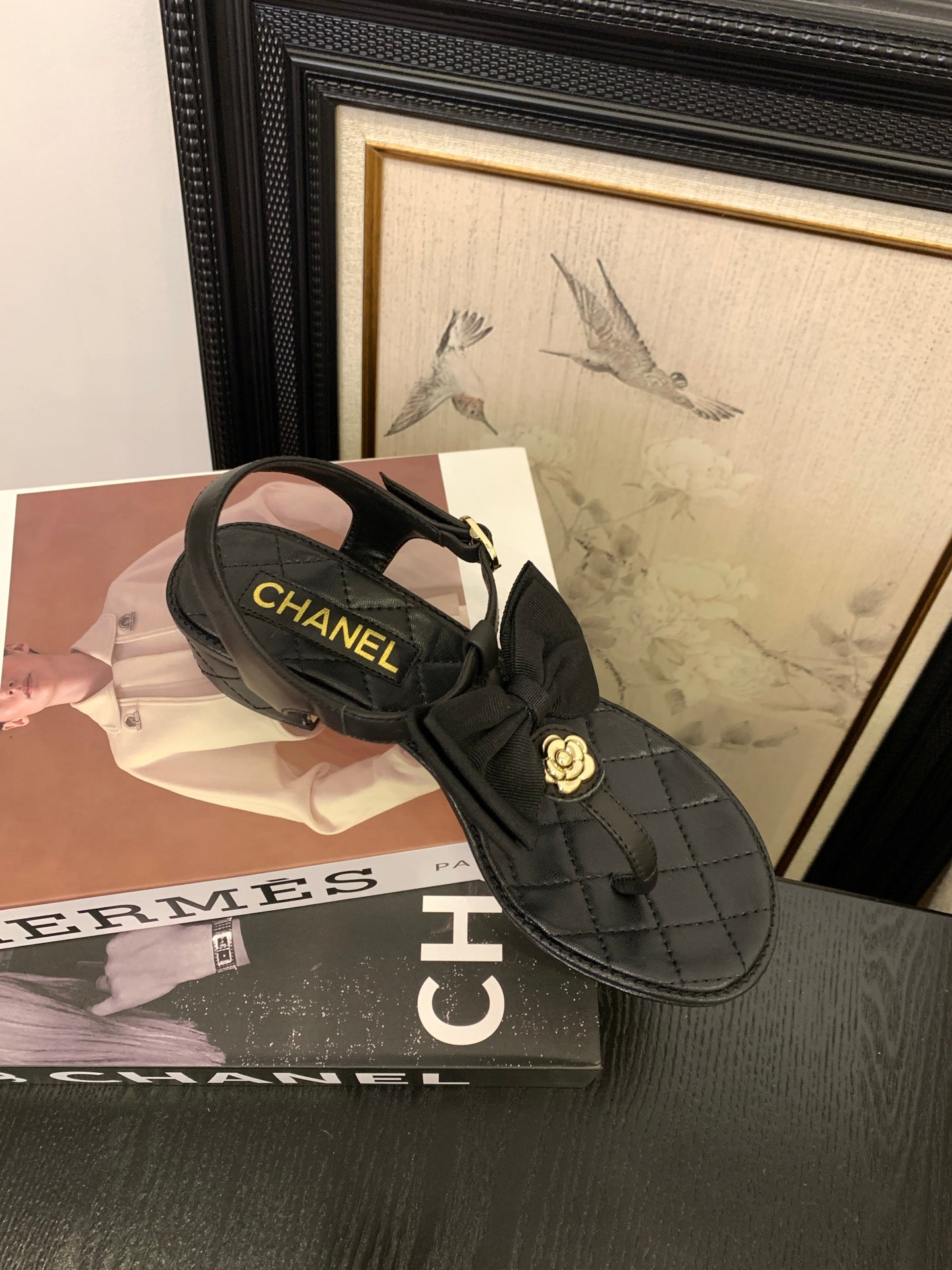 Chanel Timeless Elegance Thong Sandals