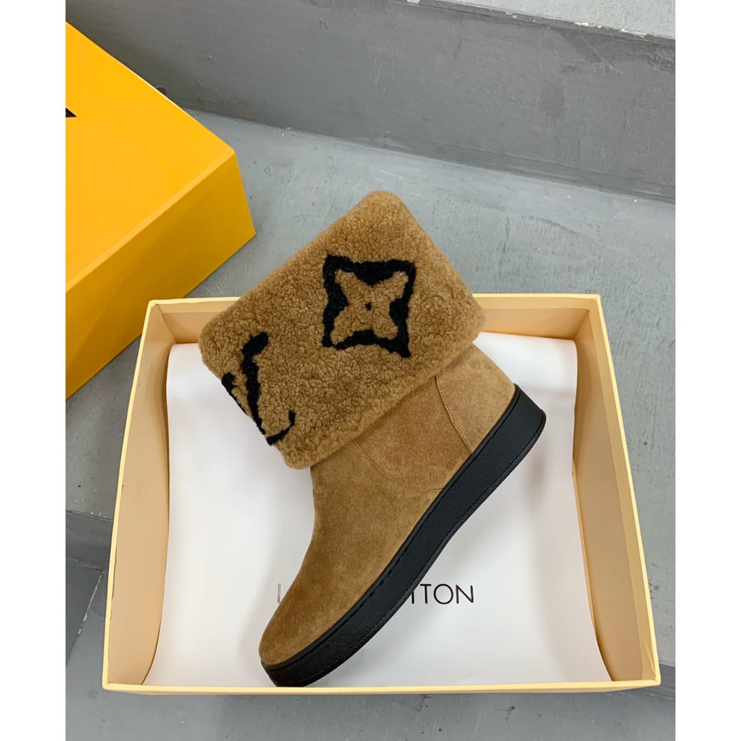 Louis Vuitton Mouton Luxe Ankle Boots