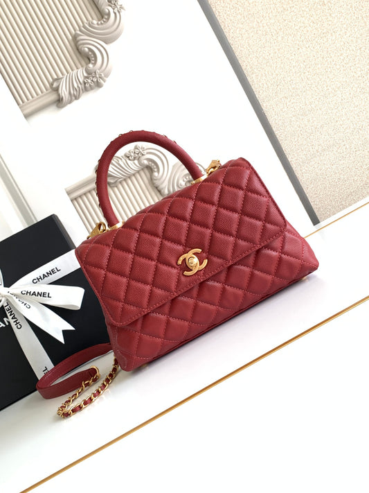 Chanel Elegant Lambskin Shoulder Bag